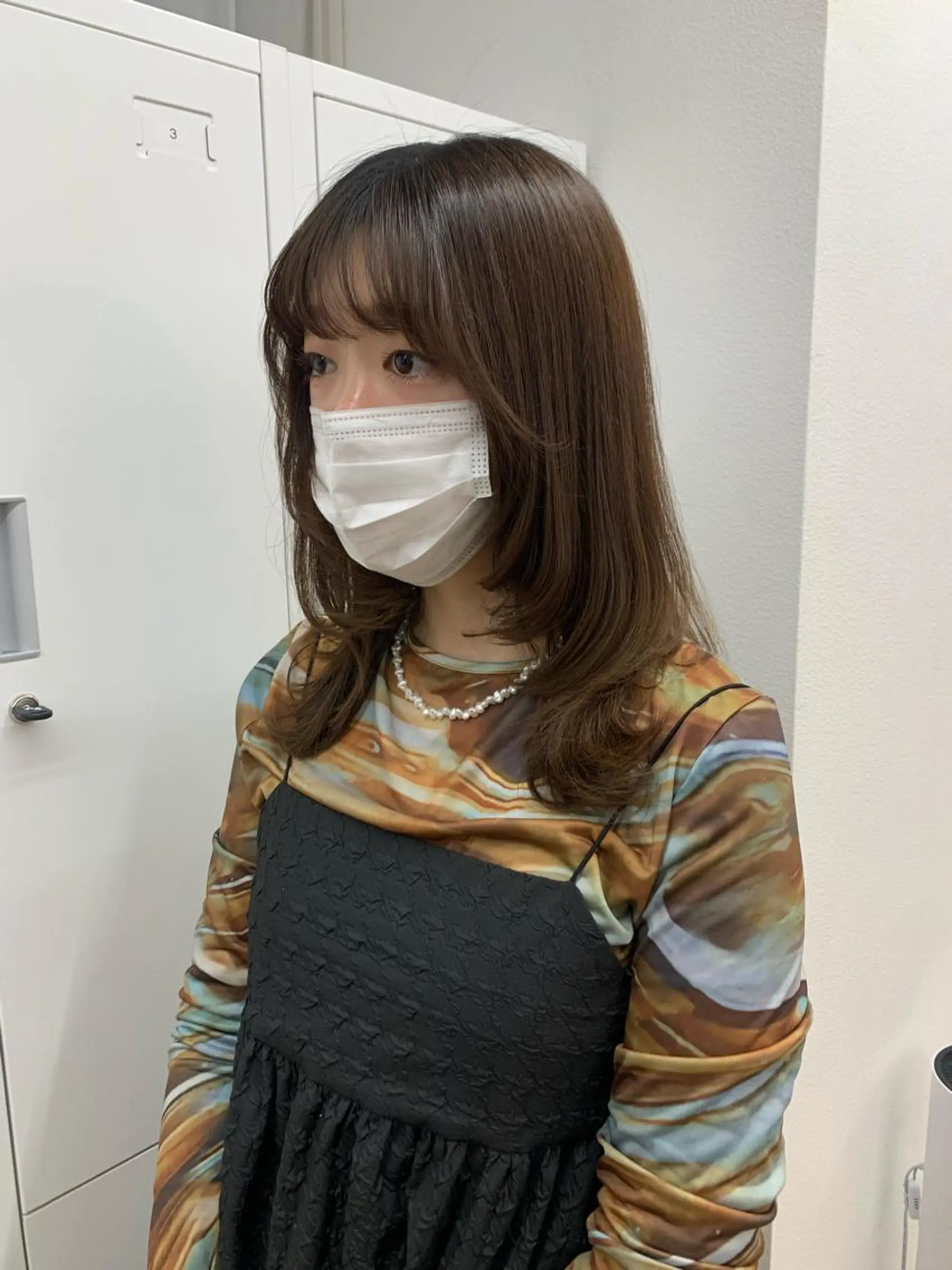 セミロング ウルフカット cirrus🕊 韓国ヘア♡山縣あかりのヘアスタイル