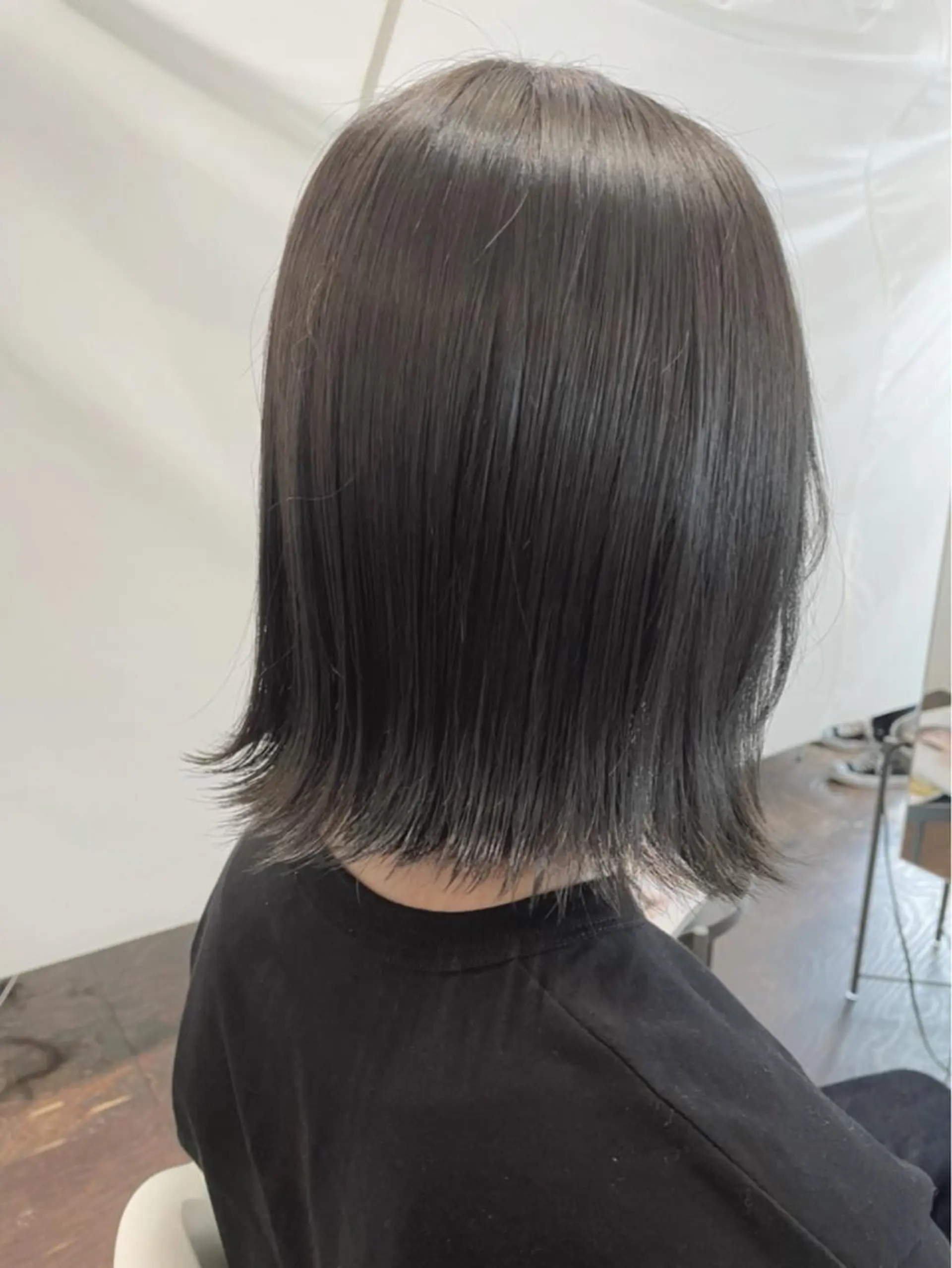 ミディアム カラー ブリーチ ブリーチなしカラー カット ヘアカラー トリートメント unsung所属・韓国風◎　田中 勇也のヘアスタイル