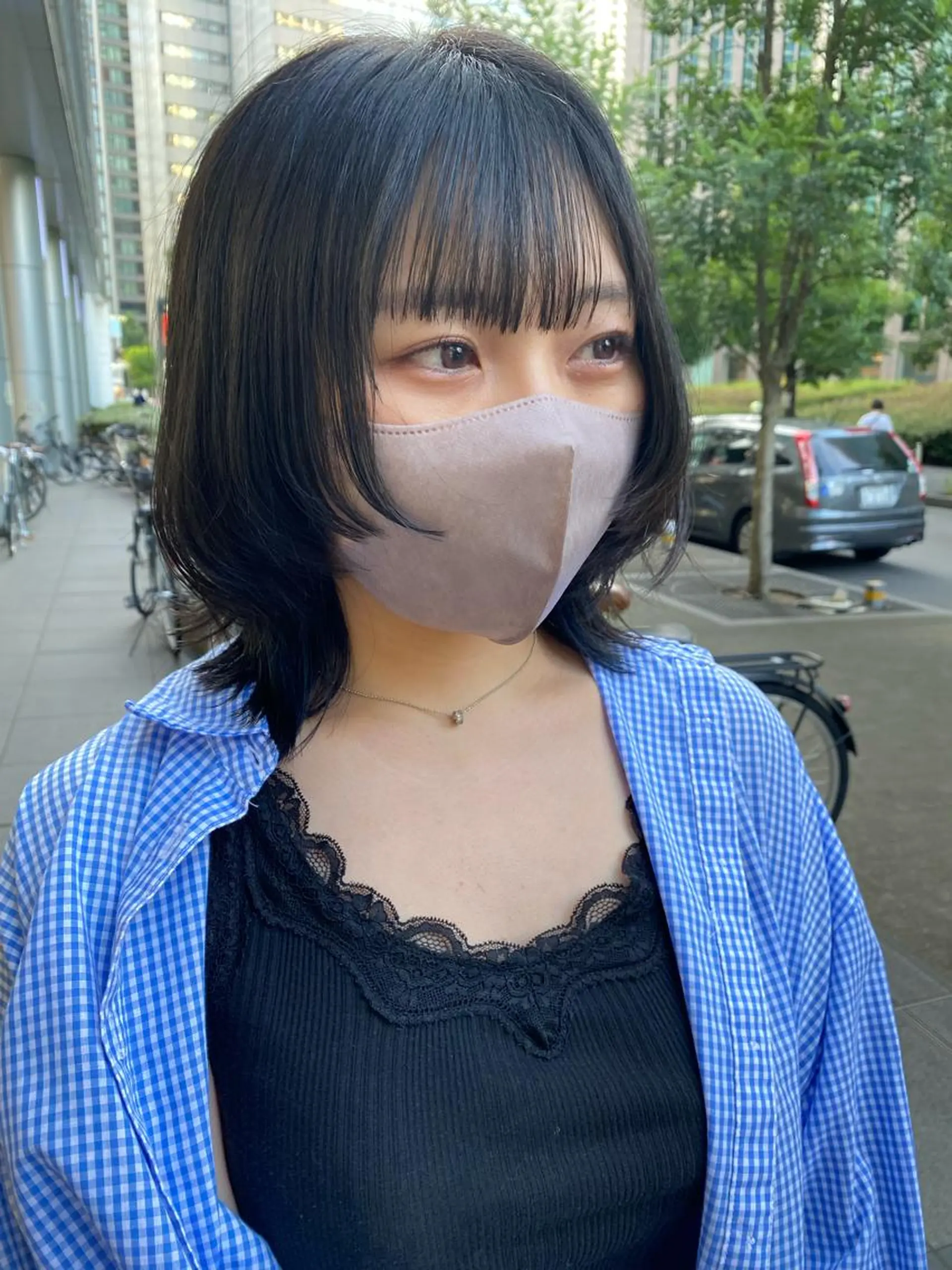 ミディアム 透明感ニュアンス 柔らかstyle🤍のヘアスタイル