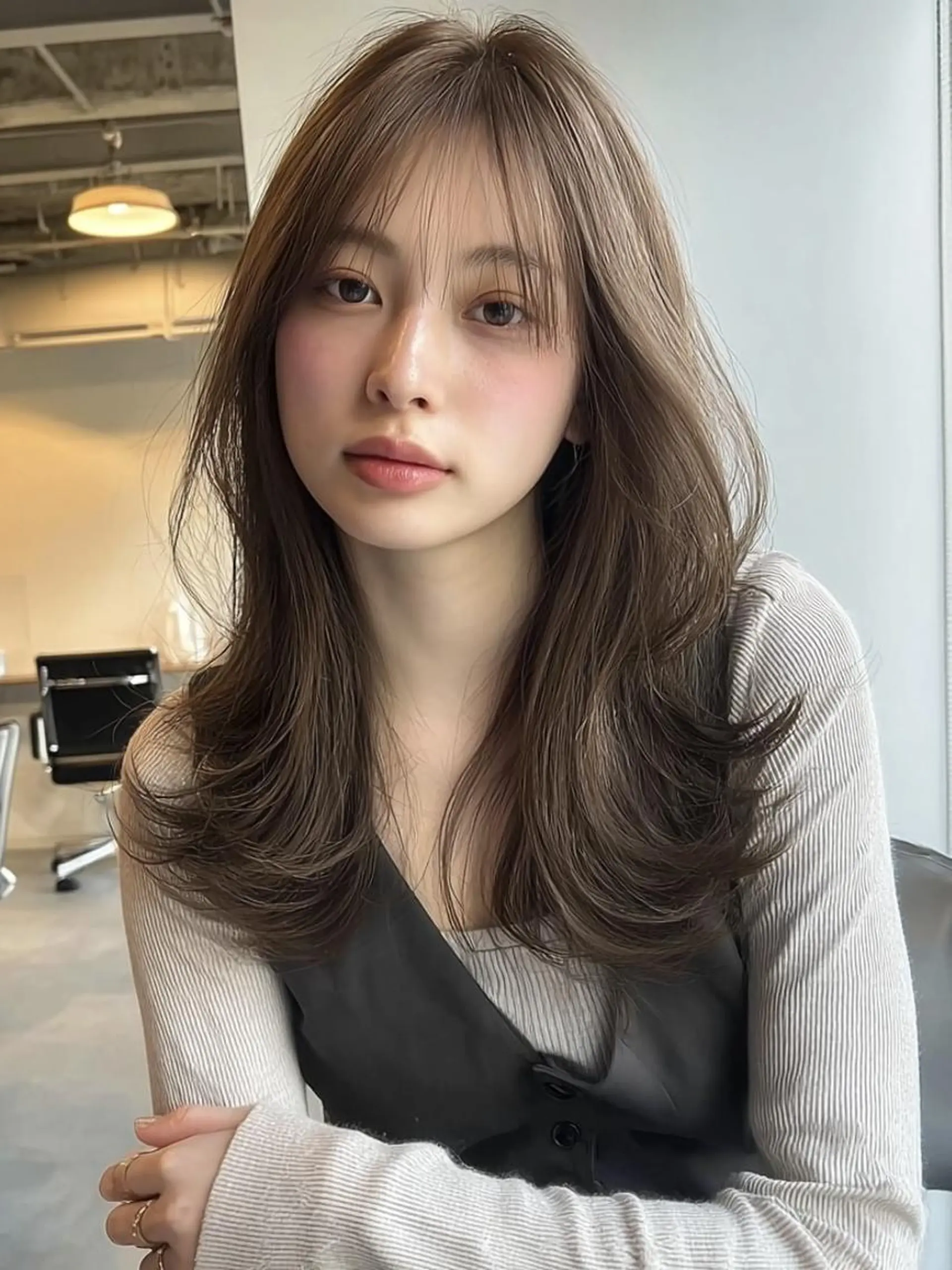 セミロング セミロングパーマ ボブ 髪質改善 縮毛矯正 トリートメント カット ヘアカラー トリートメント 三宅 昌太のヘアスタイル