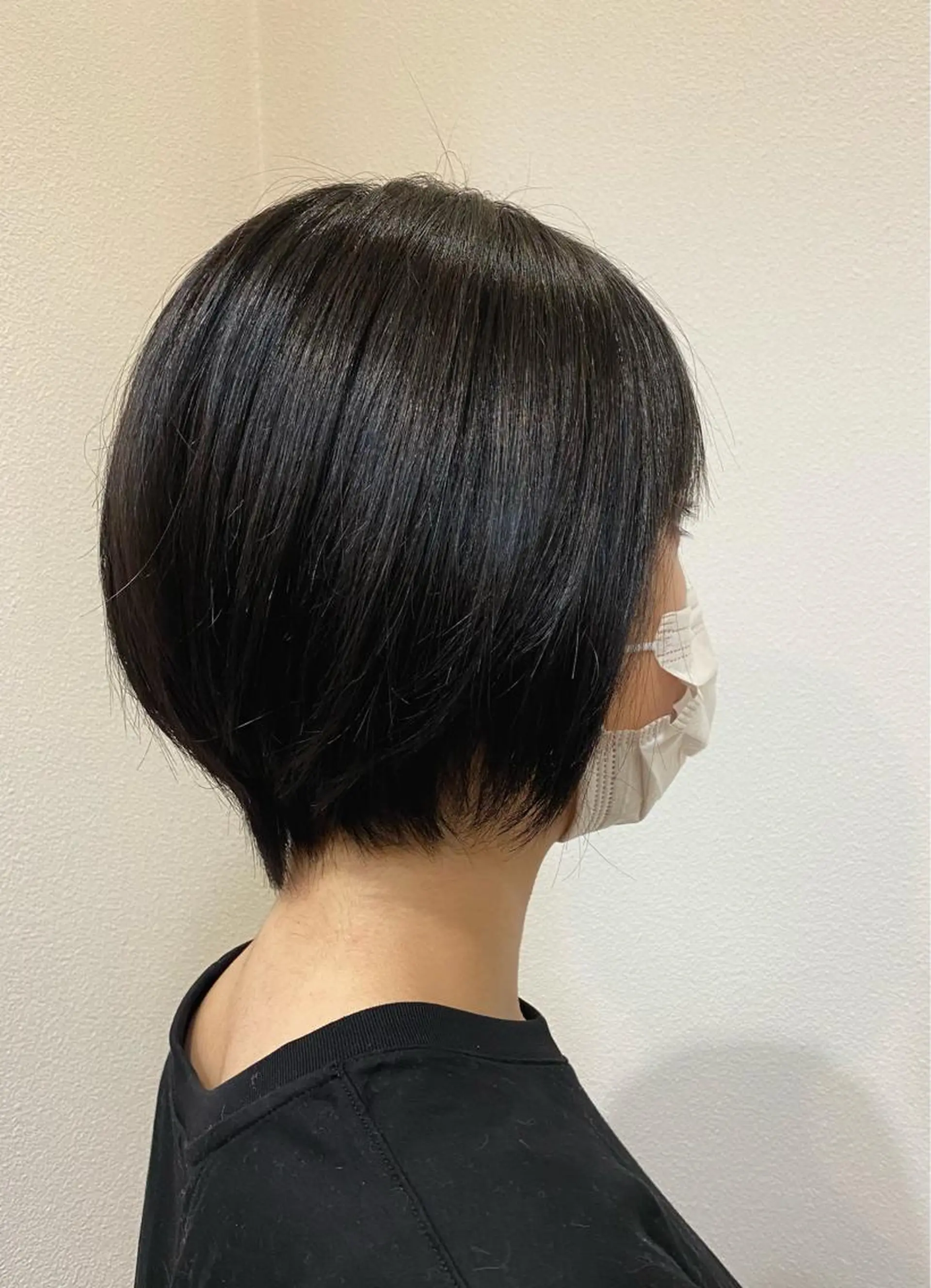 ショート パープルカラー 店長　ショート& パーマ　坂本のヘアスタイル
