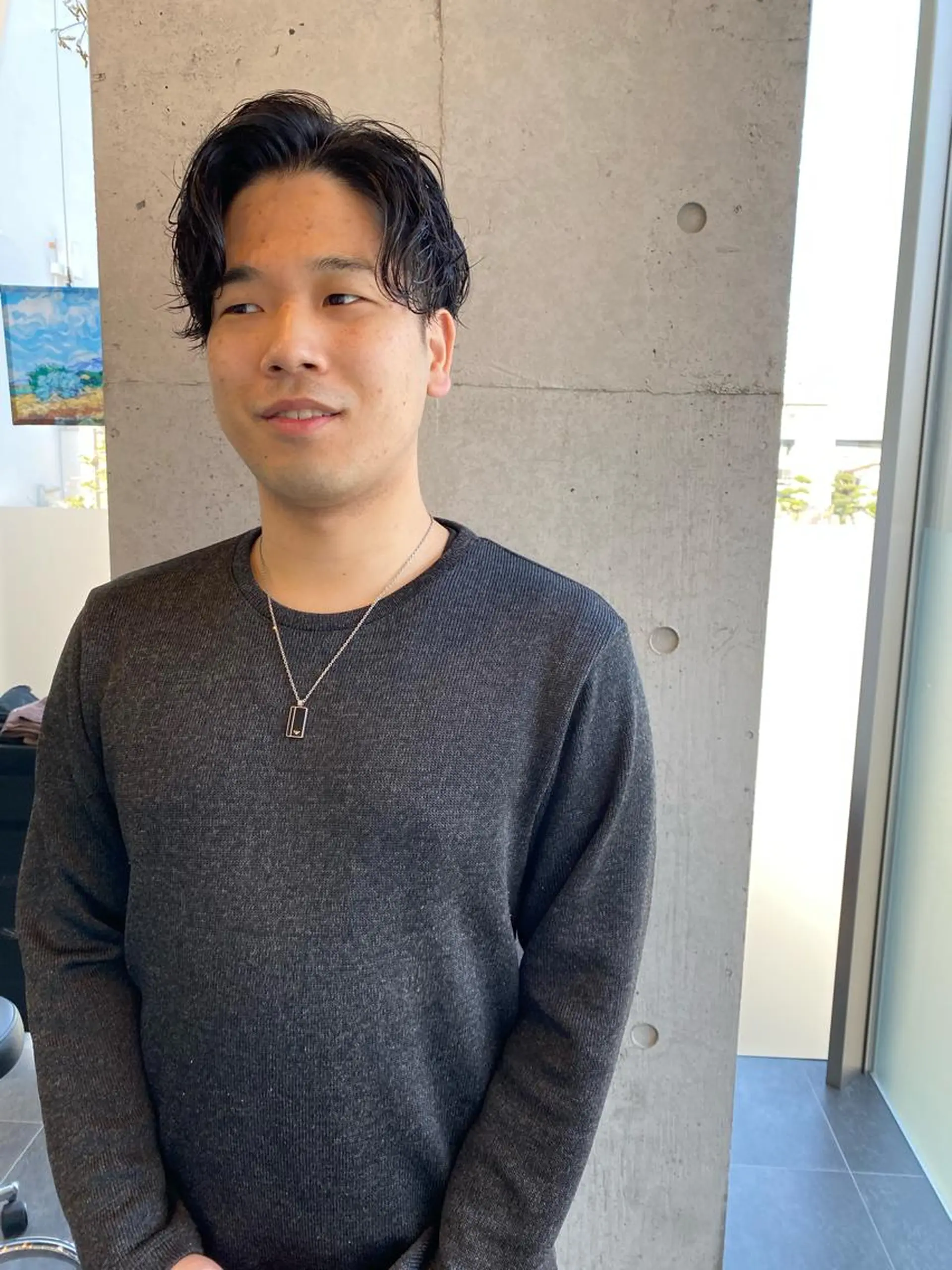 パーマ メンズ カット パーマ YinYang所属・川﨑 章弘のヘアスタイル