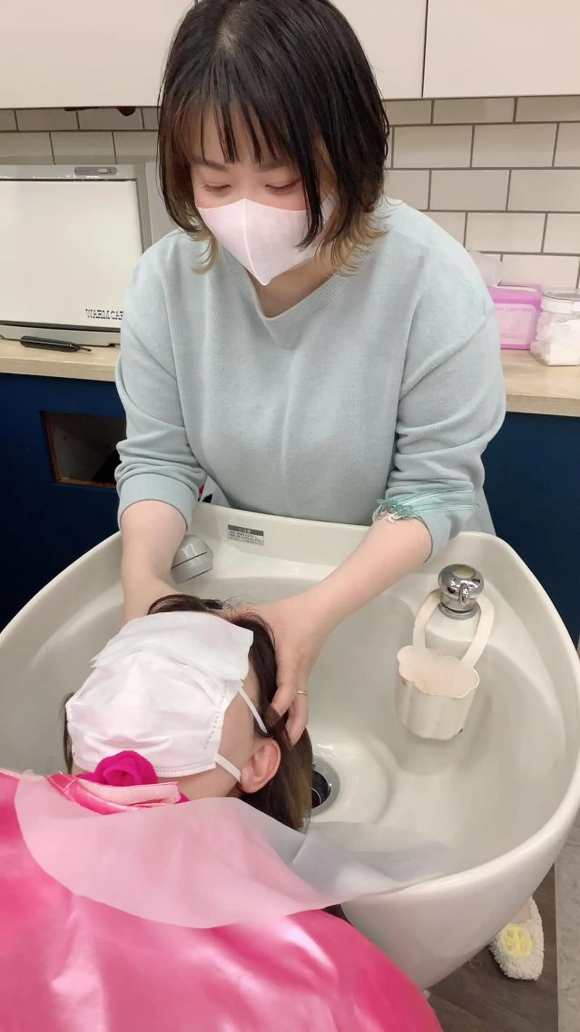 ミディアム ️🫧押上️🫧はな 🫧うる艶パーマのヘアスタイル