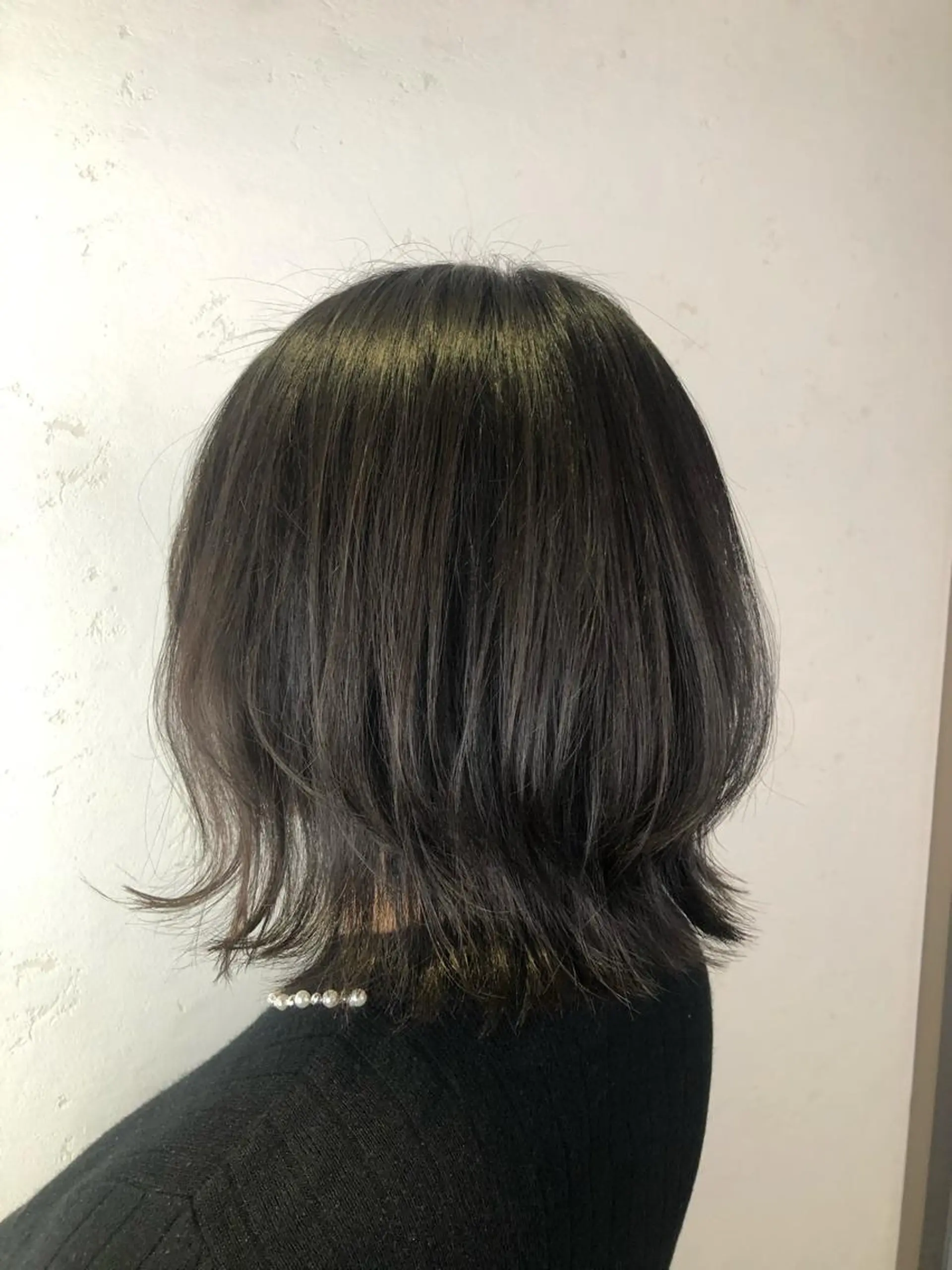 ミディアム カット 縮毛矯正 トリートメント bleach所属・池田 寿子のヘアスタイル
