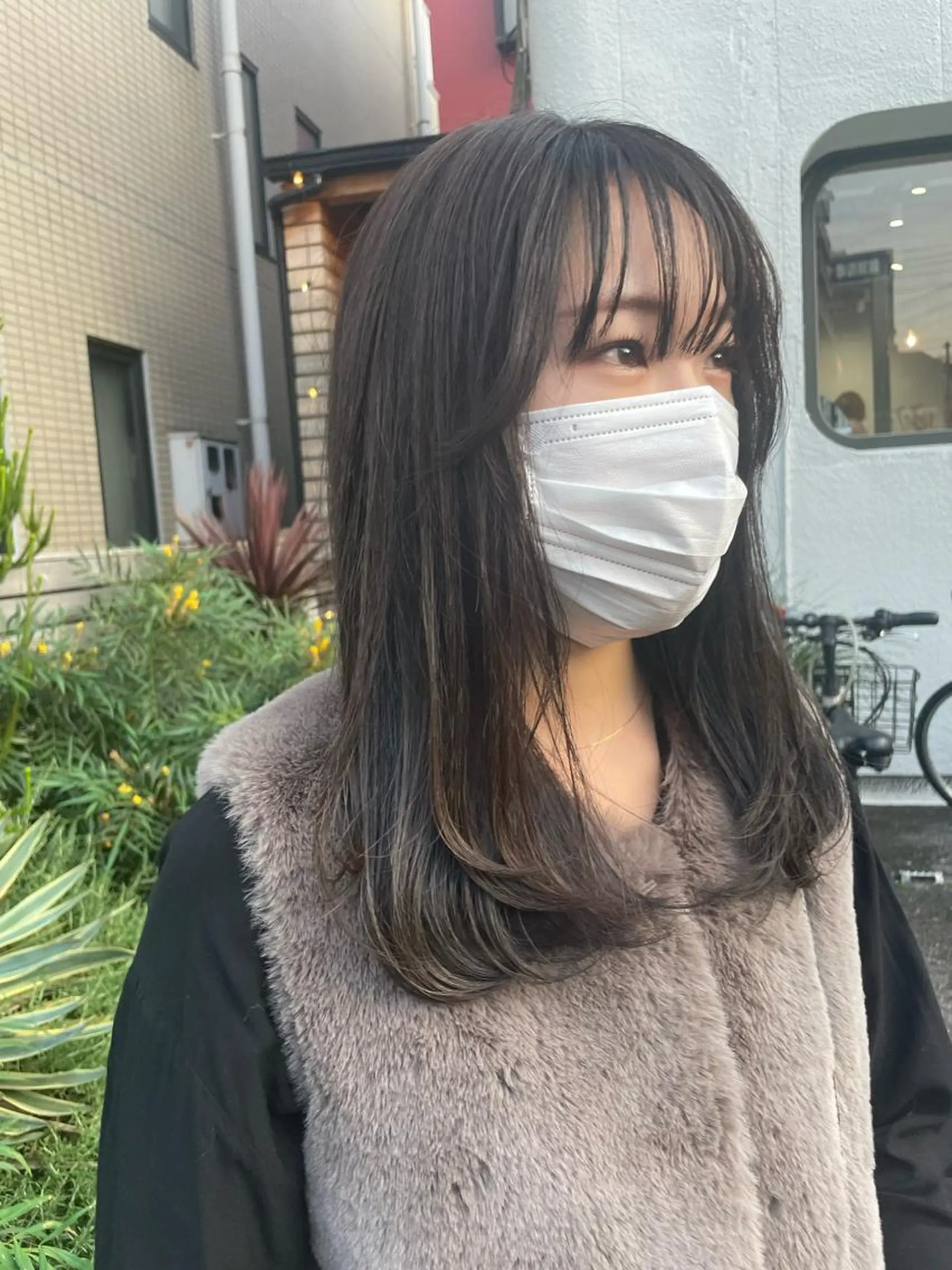 ロング カラー レイヤーカット ローレイヤー カット ヘアカラー 五十嵐 雄毅のヘアスタイル