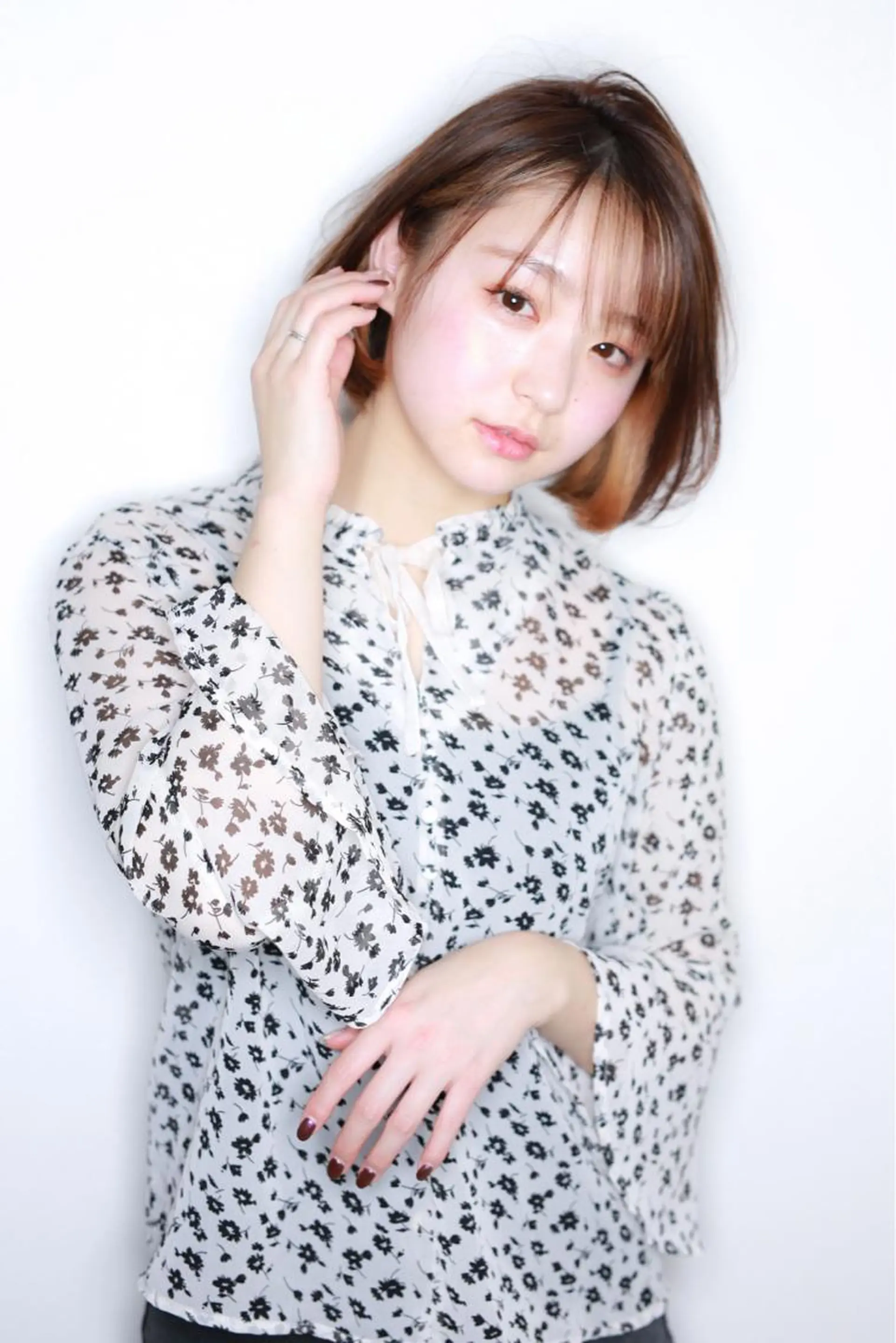 ショート カラー RIANA/髪質改善 マンツーマンサロンのヘアスタイル