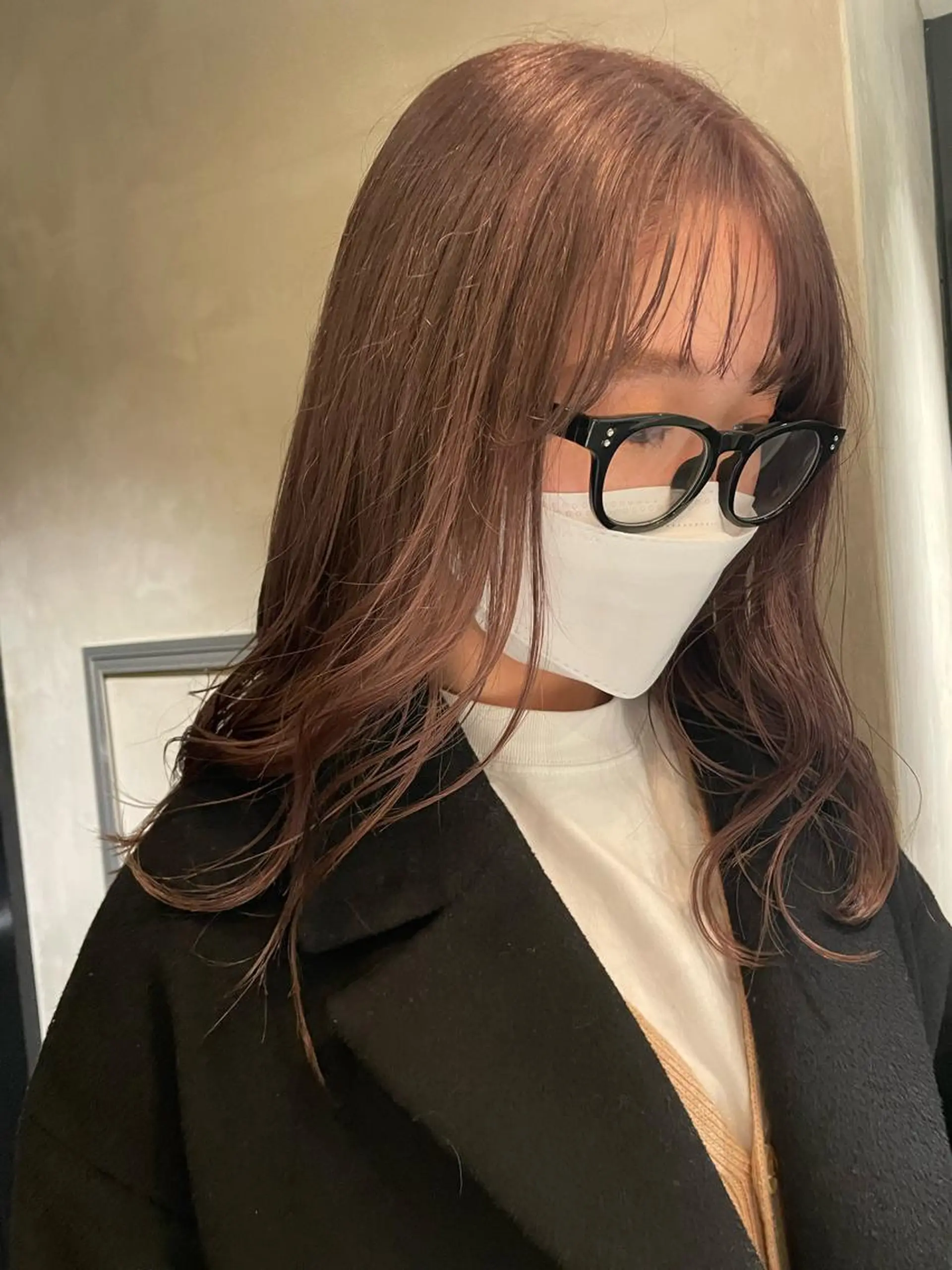 セミロング カラー classic 新横浜所属・大人girly🛋️ 🤍yukakoのヘアスタイル