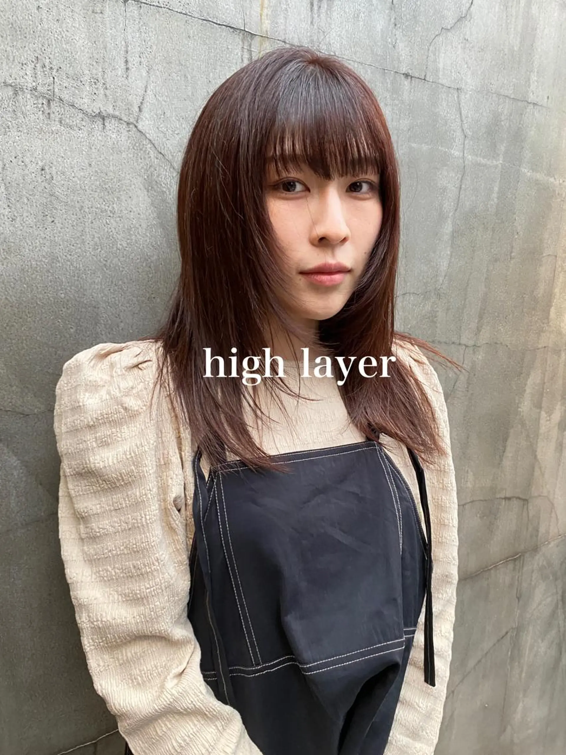 ミディアム カラー レイヤーカット カット ヘアカラー トリートメント ◽️モードヘア◽️ SHOUTOのヘアスタイル