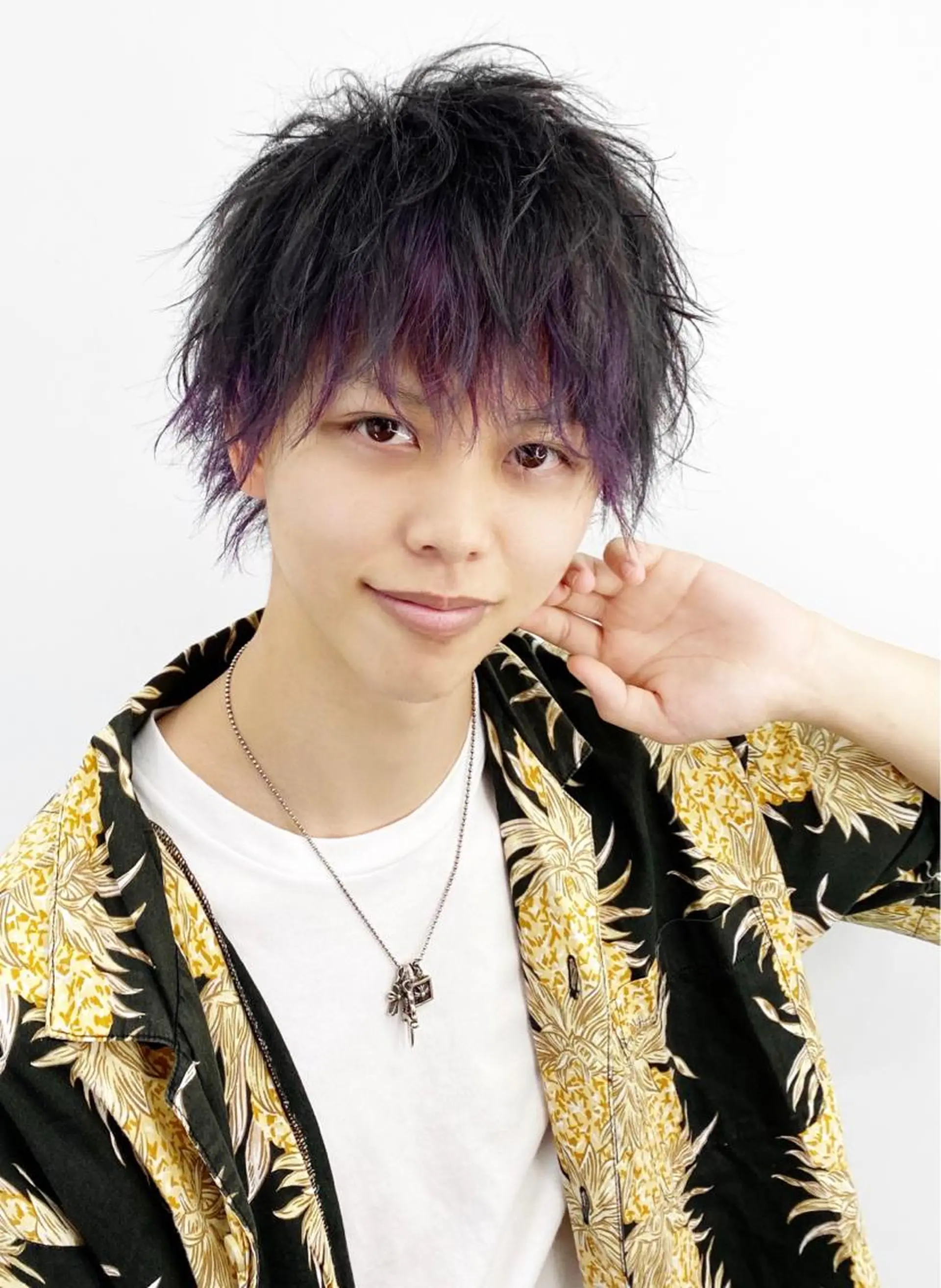 ショート カラー メンズ カット ヘアカラー パーマ 大橋 拓巳のヘアスタイル