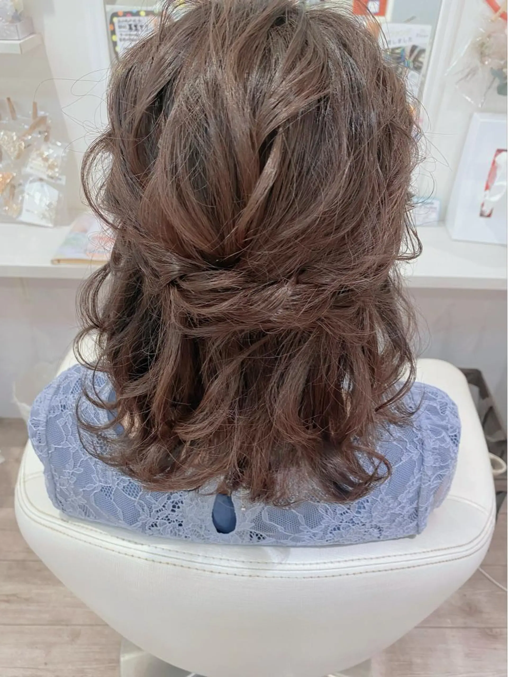 ミディアム ヘアアレンジ セットサロン      ラフテル所属・大阪/ヘアアレンジ /似合わせset💐のヘアスタイル