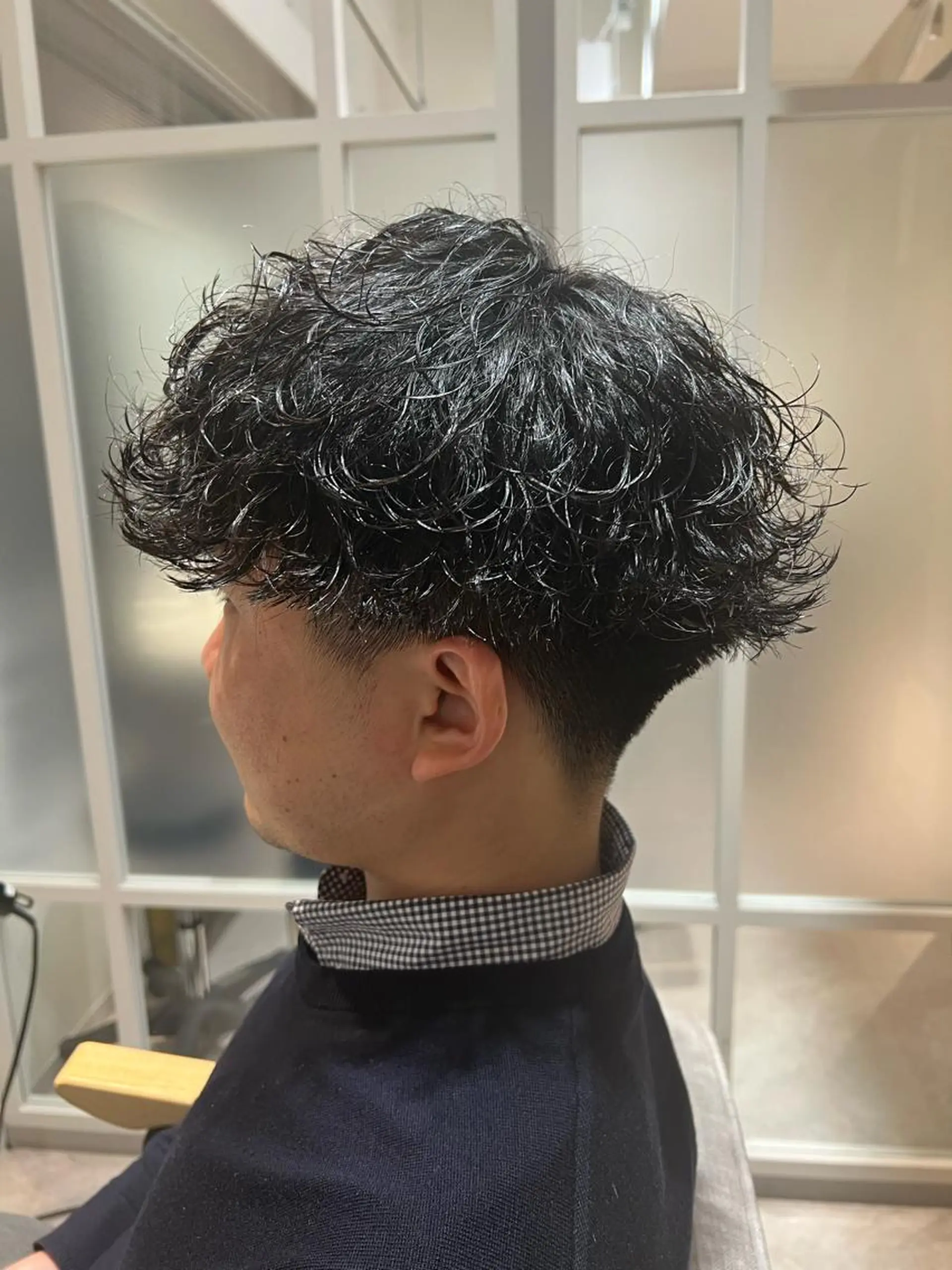 パーマ メンズ カット パーマ ⭕️メンズパーマ⭕️ 山口　裕太郎のヘアスタイル