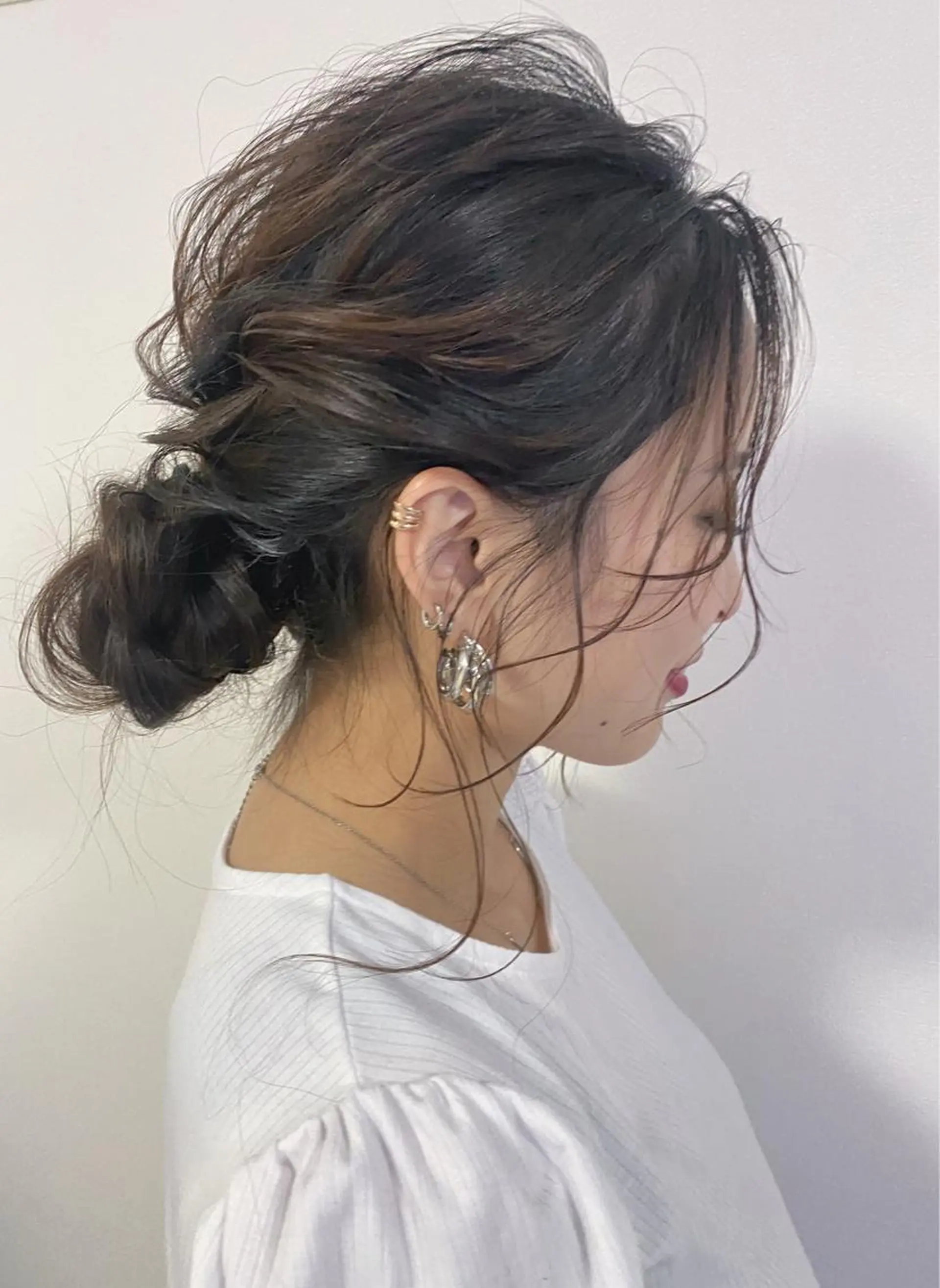 ロング ヘアアレンジ ヘアセット 畑中 愛梨のヘアスタイル