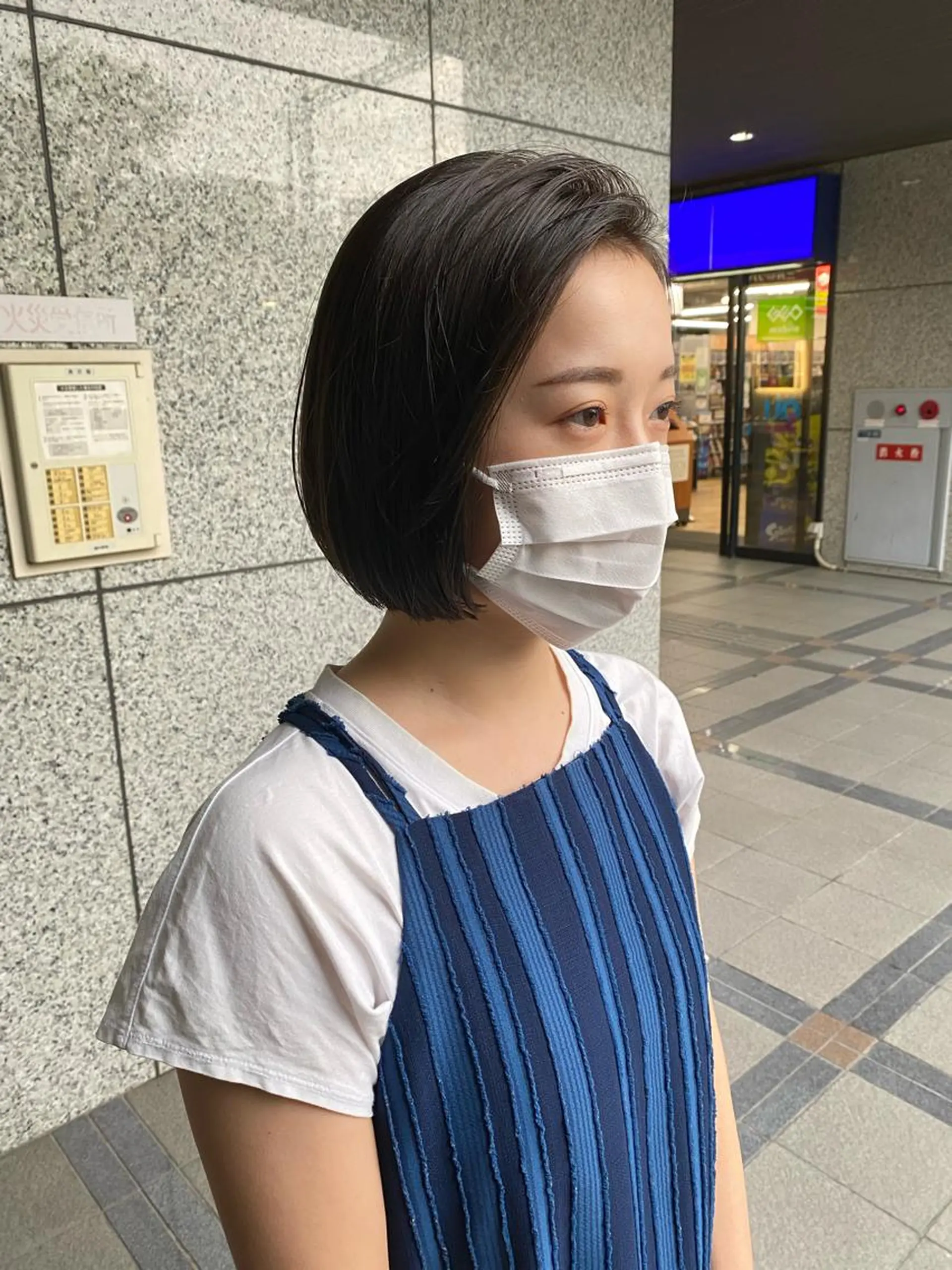 ショート ボブ カット ヘアカラー トリートメント CHAINON 木原崇了のヘアスタイル