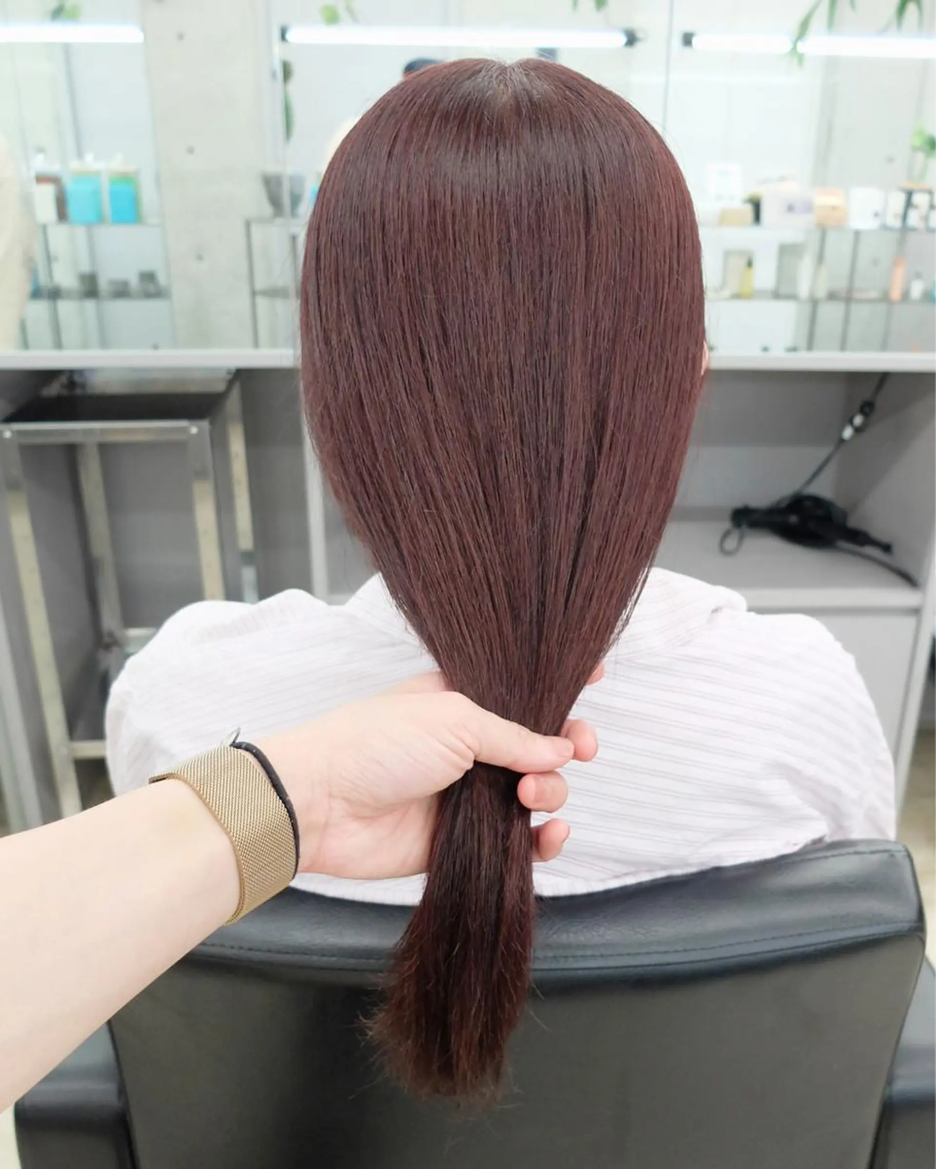 セミロング カラー カット ヘアカラー ダブルカラー/ ケアブリーチ/クニトのヘアスタイル