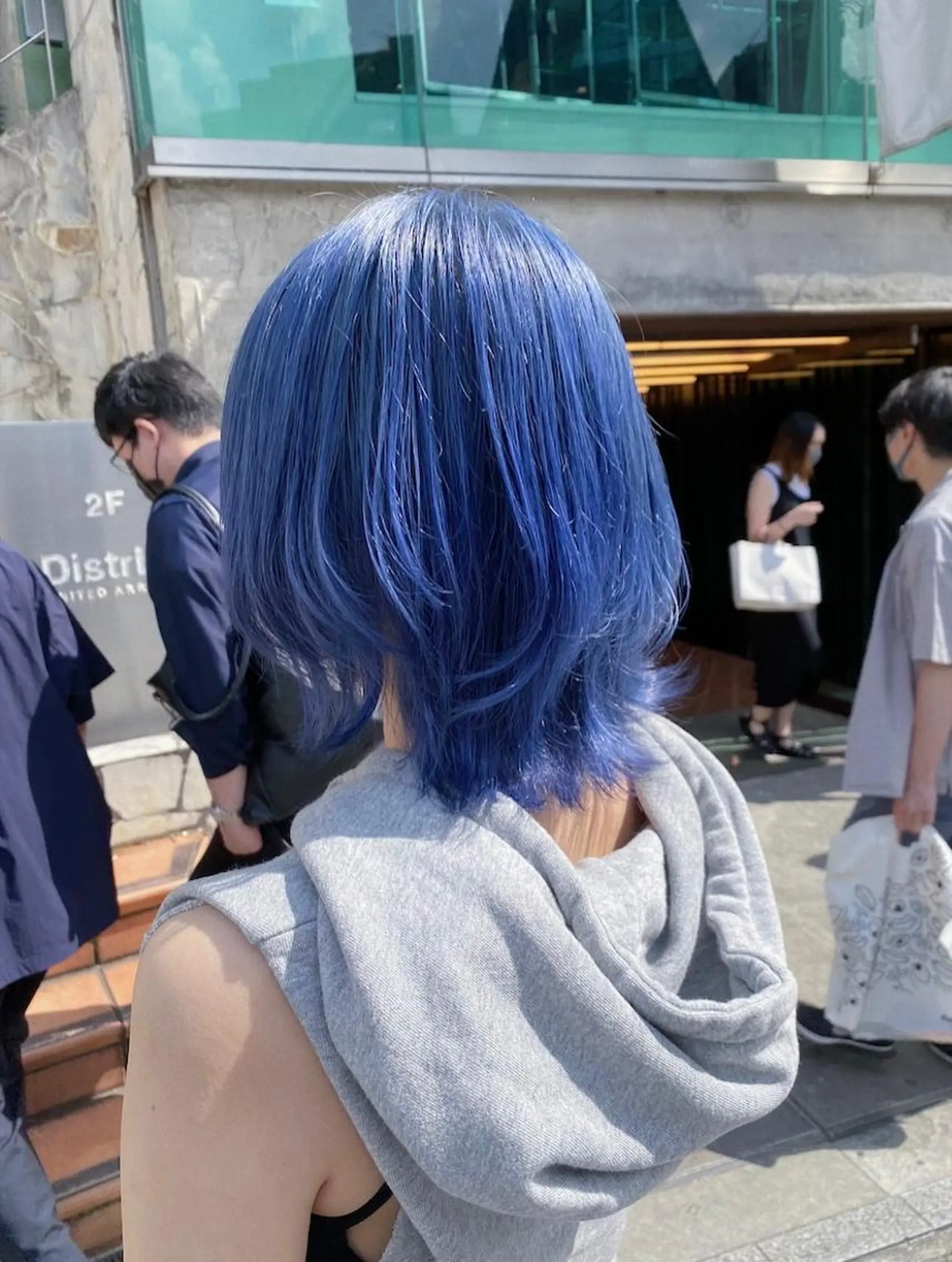 ロング カラー ヘアアレンジ アッシュ アッシュグレー アッシュグレージュ バレイヤージュ ミストバング カット ヘアカラー トリートメント 似合わせヘア💎 Ÿutóのヘアスタイル