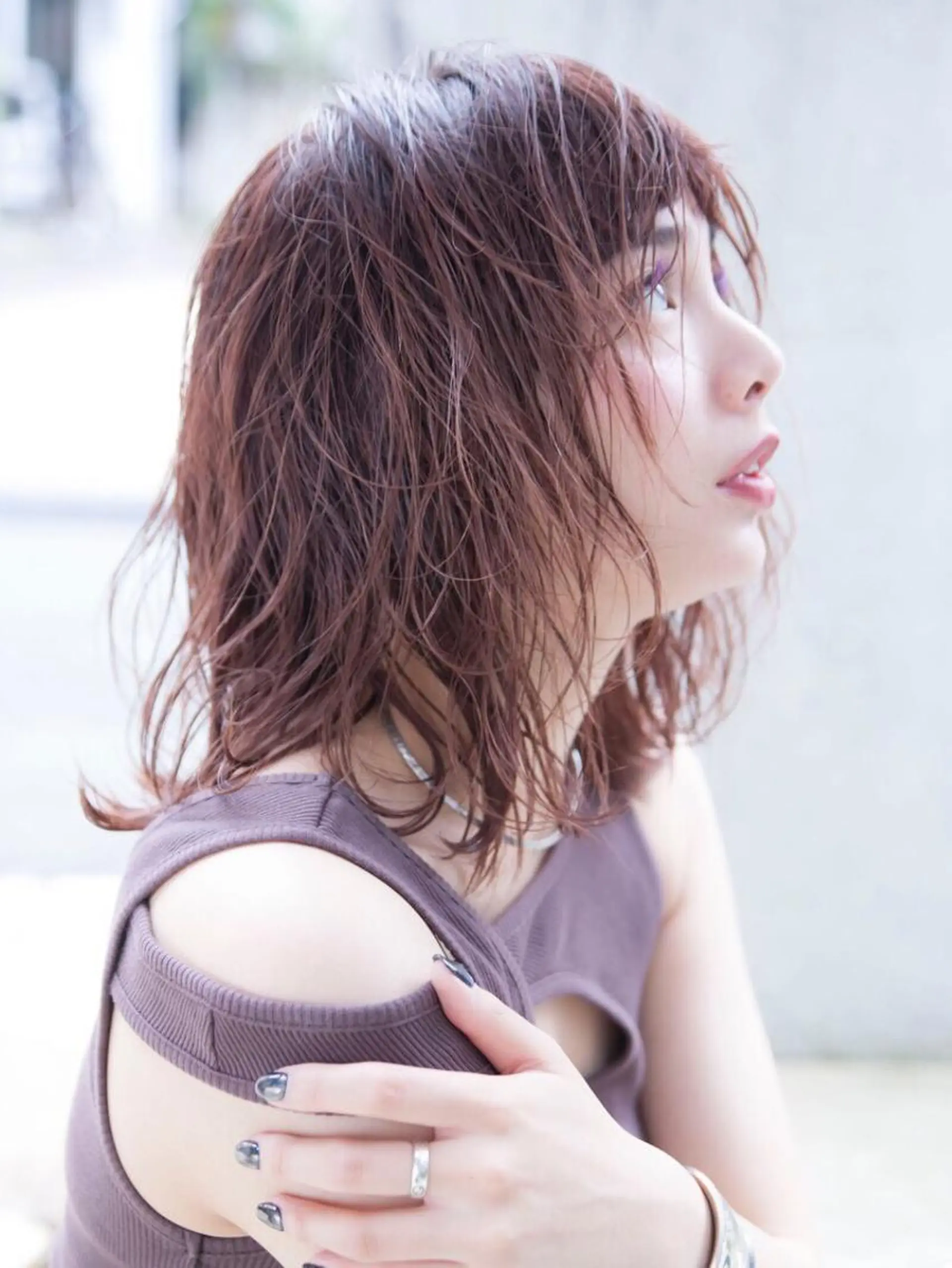 ミディアム カラー hao所属・西山 頌太のヘアスタイル