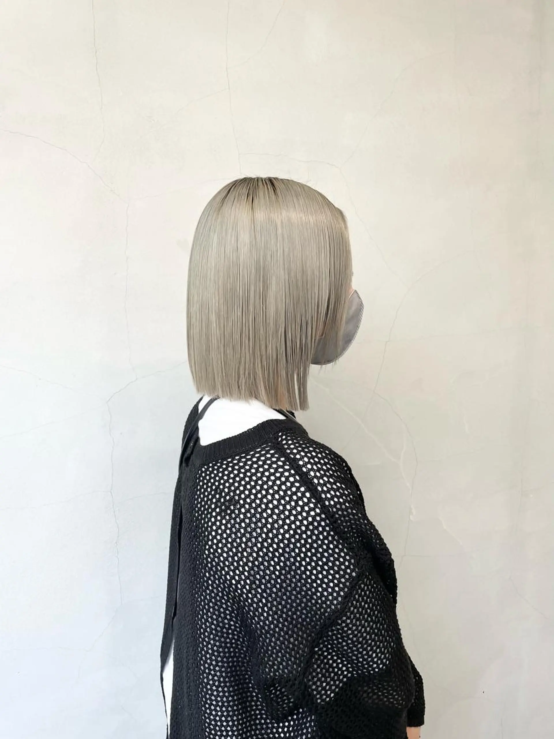 セミロング カラー ヘアカラー トリートメント 才下 ゆいのヘアスタイル