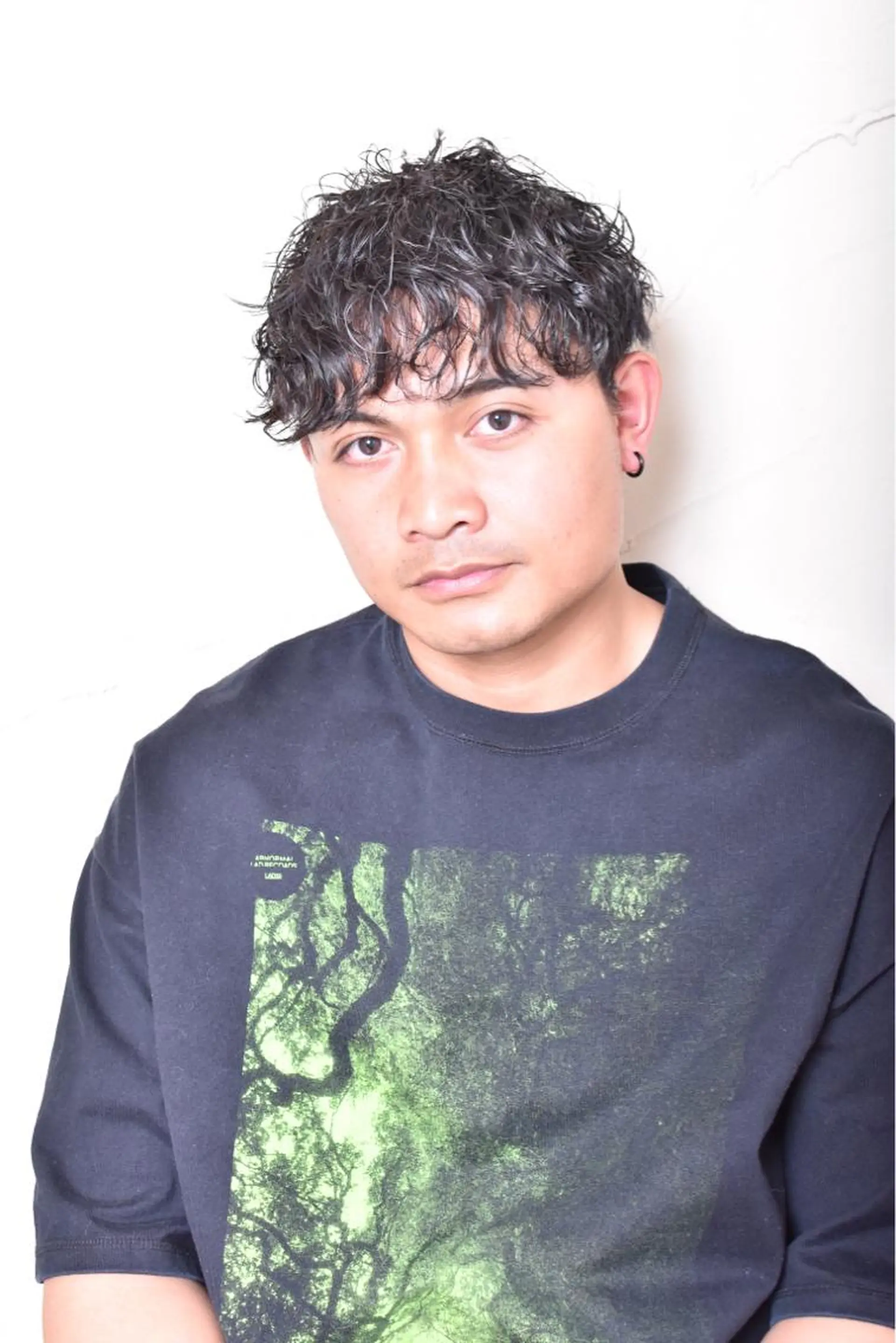 ショート パーマ メンズ マッシュ メンズパーマ スパイラルパーマ カット パーマ メンズ特化/パーマ指 名No.1/百瀬太郎のヘアスタイル