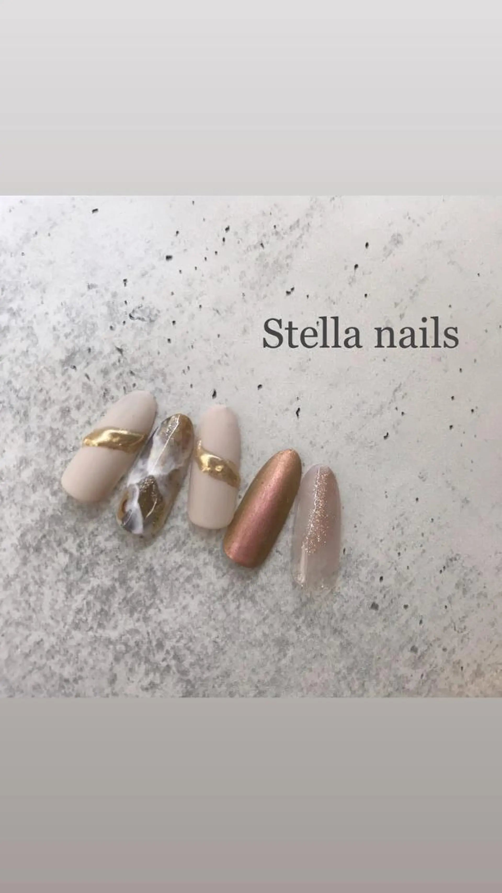 ネイル ミラーネイル Stella nailsのマツエク・マツパデザイン