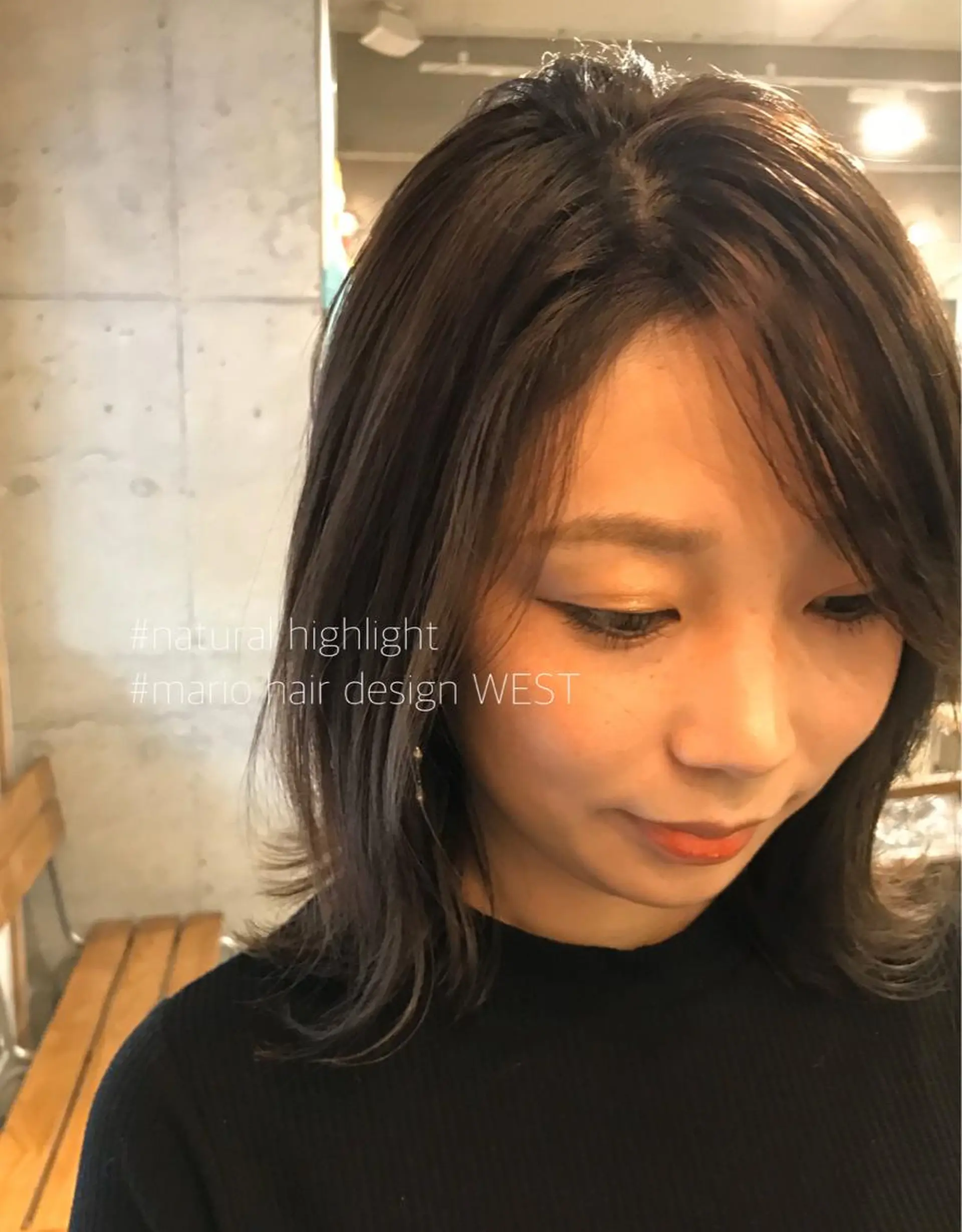 ミディアム カラー ハイライトカラー ハイライト 竹嶌 健吾のヘアスタイル