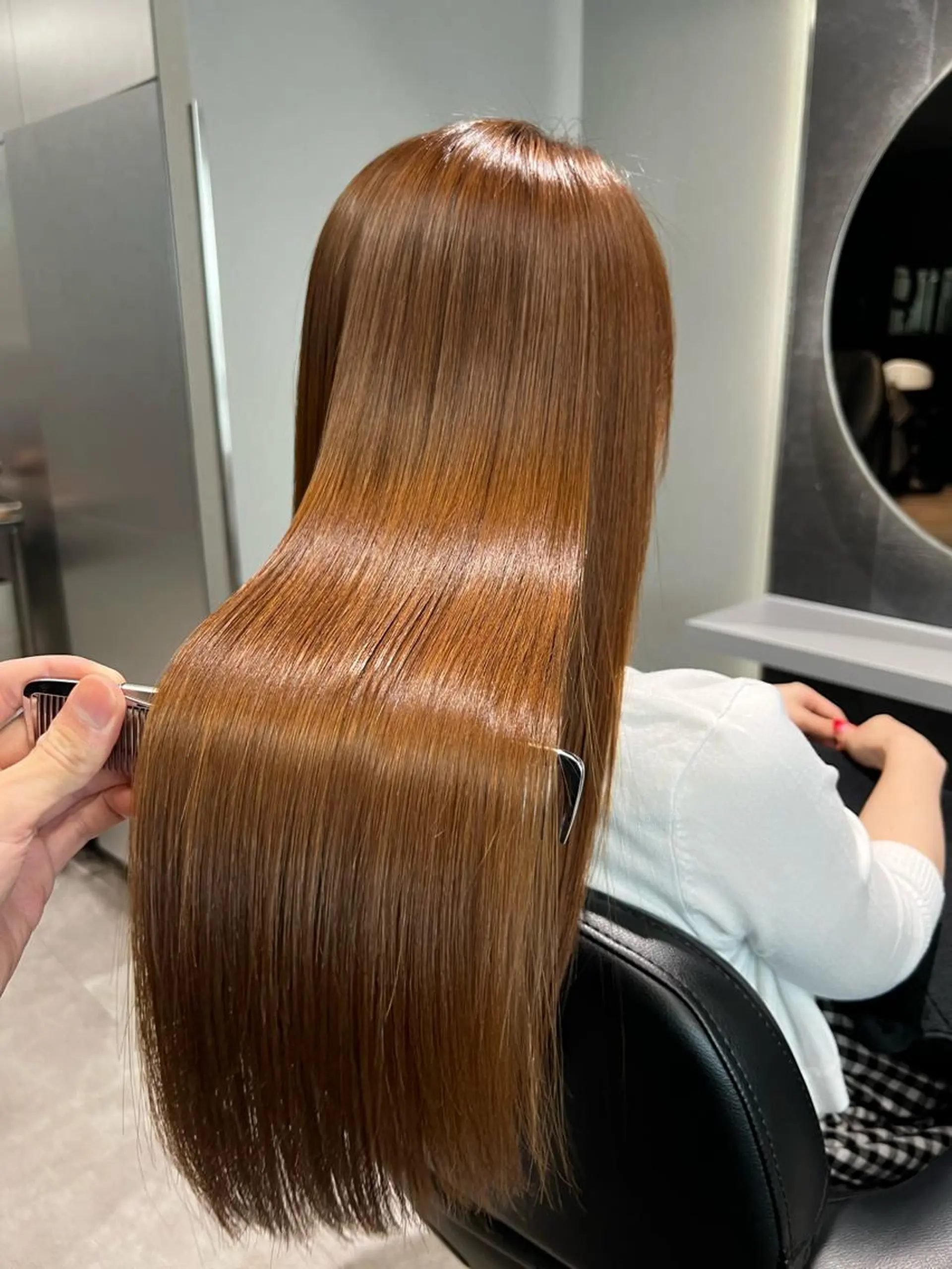 ロング カット ヘアカラー トリートメント ❣️店長/髪質改善 🫧yamato👑のヘアスタイル