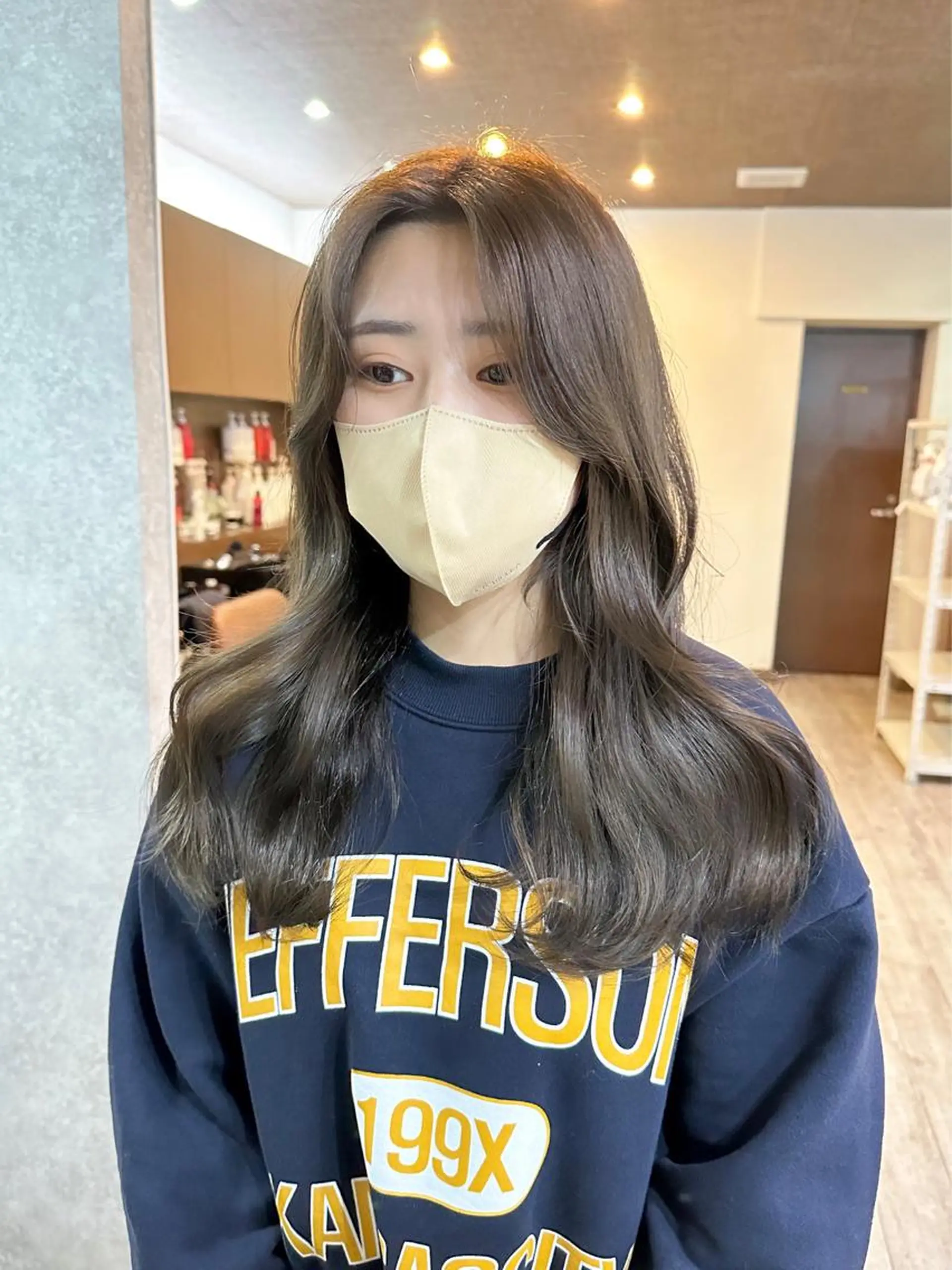 セミロング カラー 高橋 みく/ minim 暖色のヘアスタイル