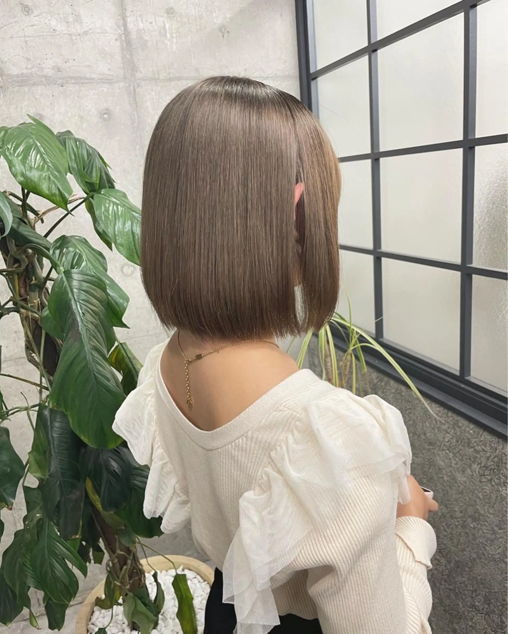 カラー 縮毛矯正モデル募集 RIKOのヘアスタイル