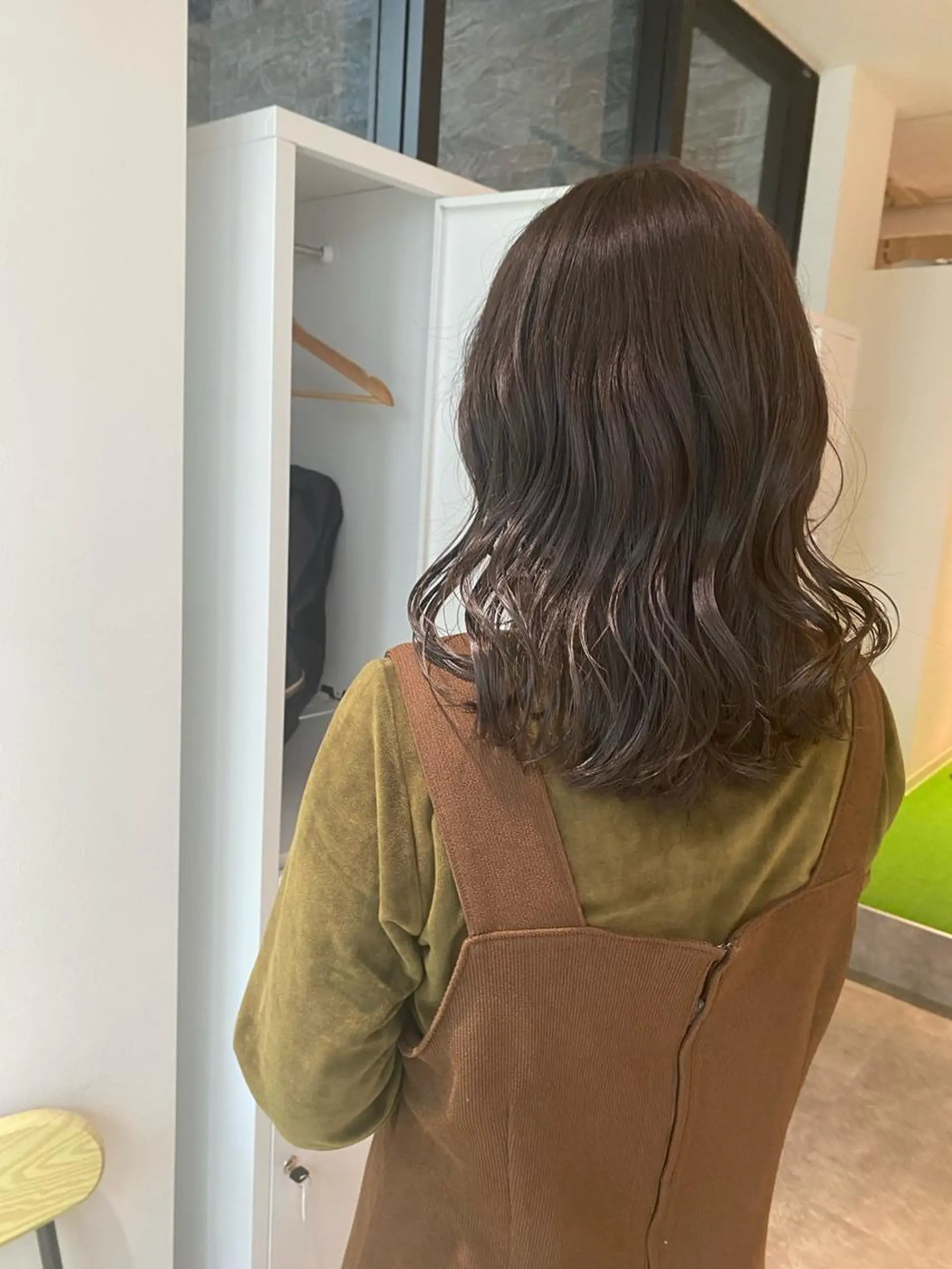 ミディアム カラー アッシュ ミント オスズ 🎀´-のヘアスタイル