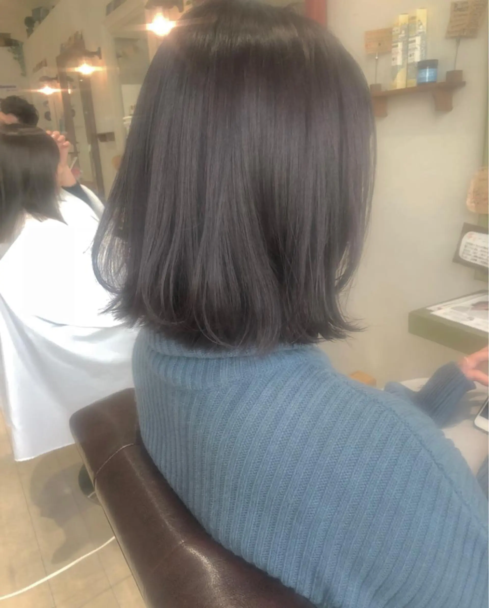 ミディアム カラー nakahara madokaのヘアスタイル
