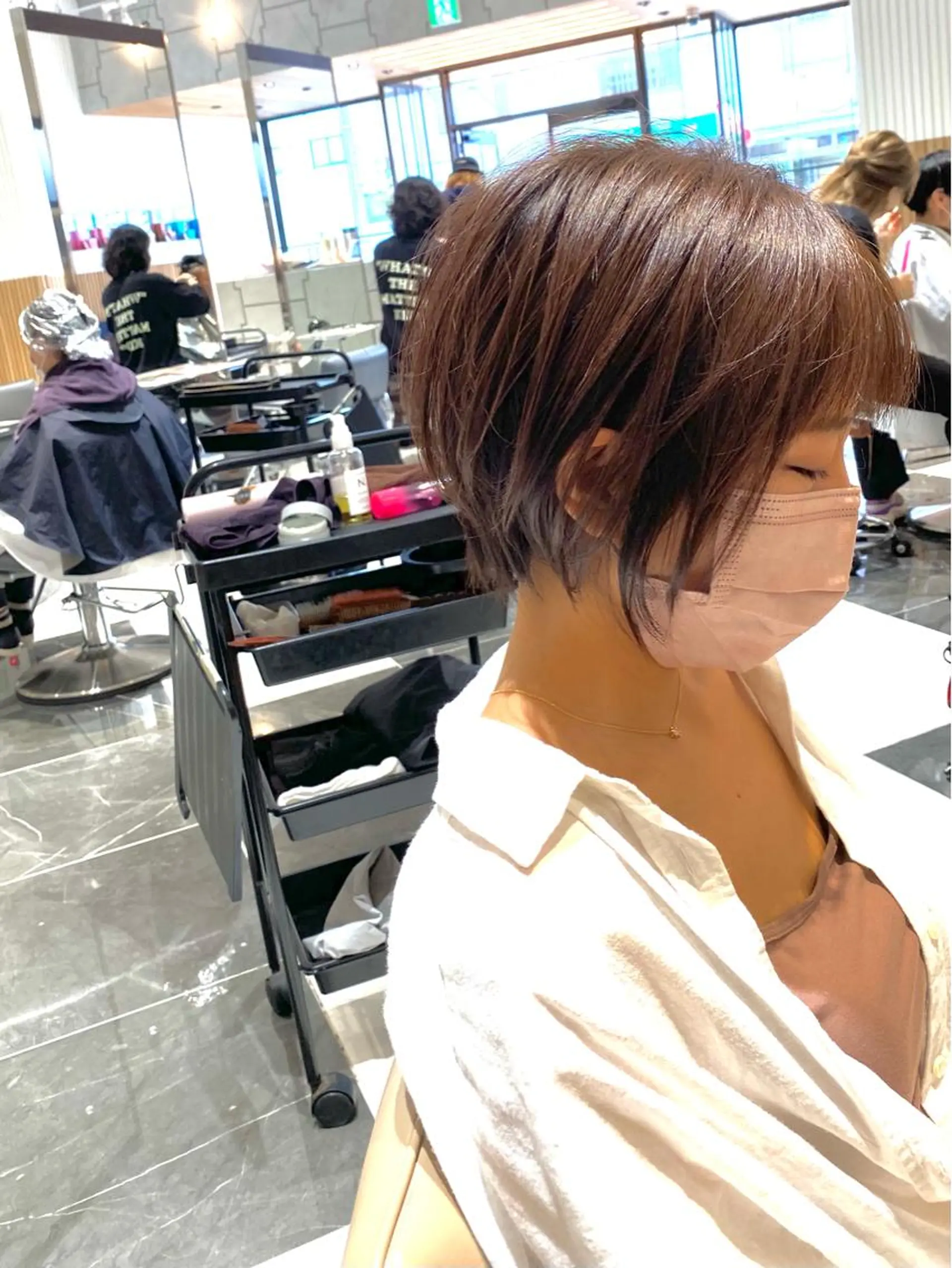 ショート カラー ショートヘア カット ヘアカラー トリートメント 谷合 貴志のヘアスタイル