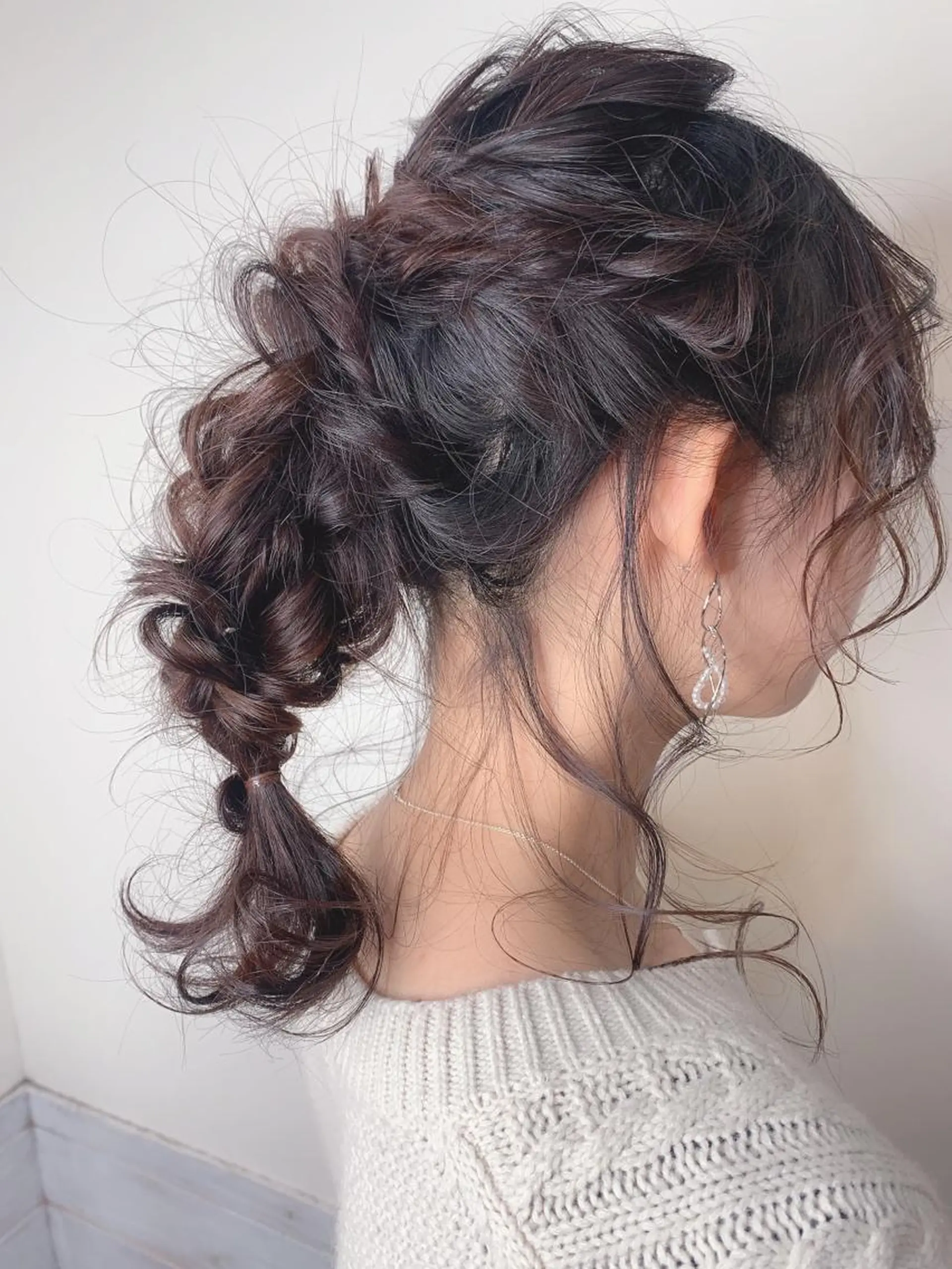 セミロング ヘアアレンジ ヘアセット 櫛部洸貴/ 髪質改善カラーのヘアスタイル