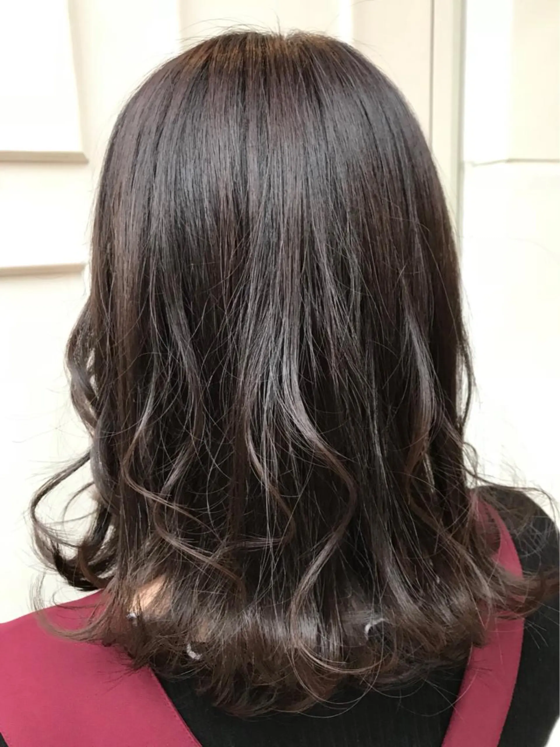 ミディアム カラー アッシュ ベージュカラー 💈Blanco💈 カラー&ケア🌈のヘアスタイル