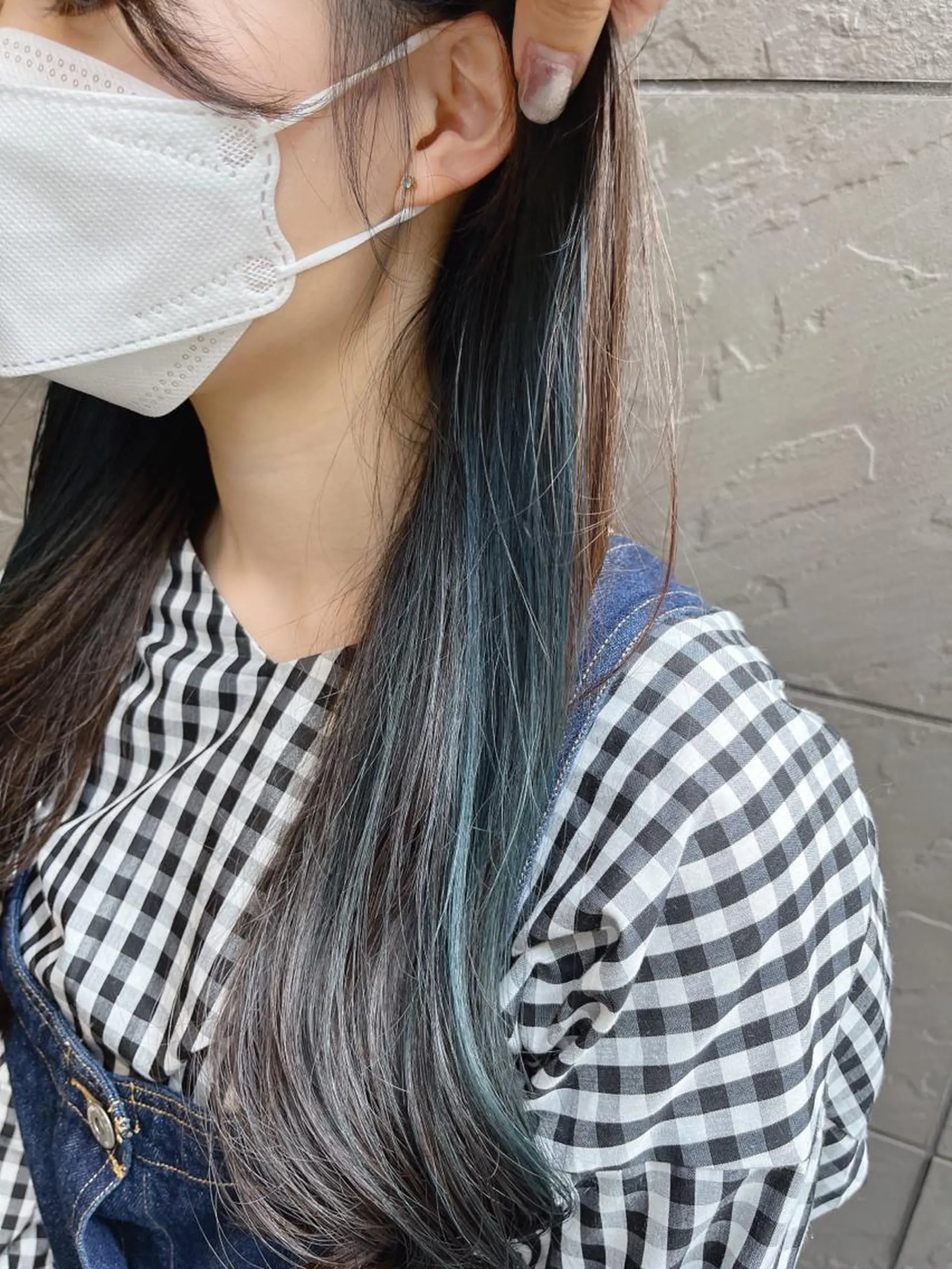 カラー ブルーカラー インナーカラー 似合わせカット🌷関 郁美🌷のヘアスタイル