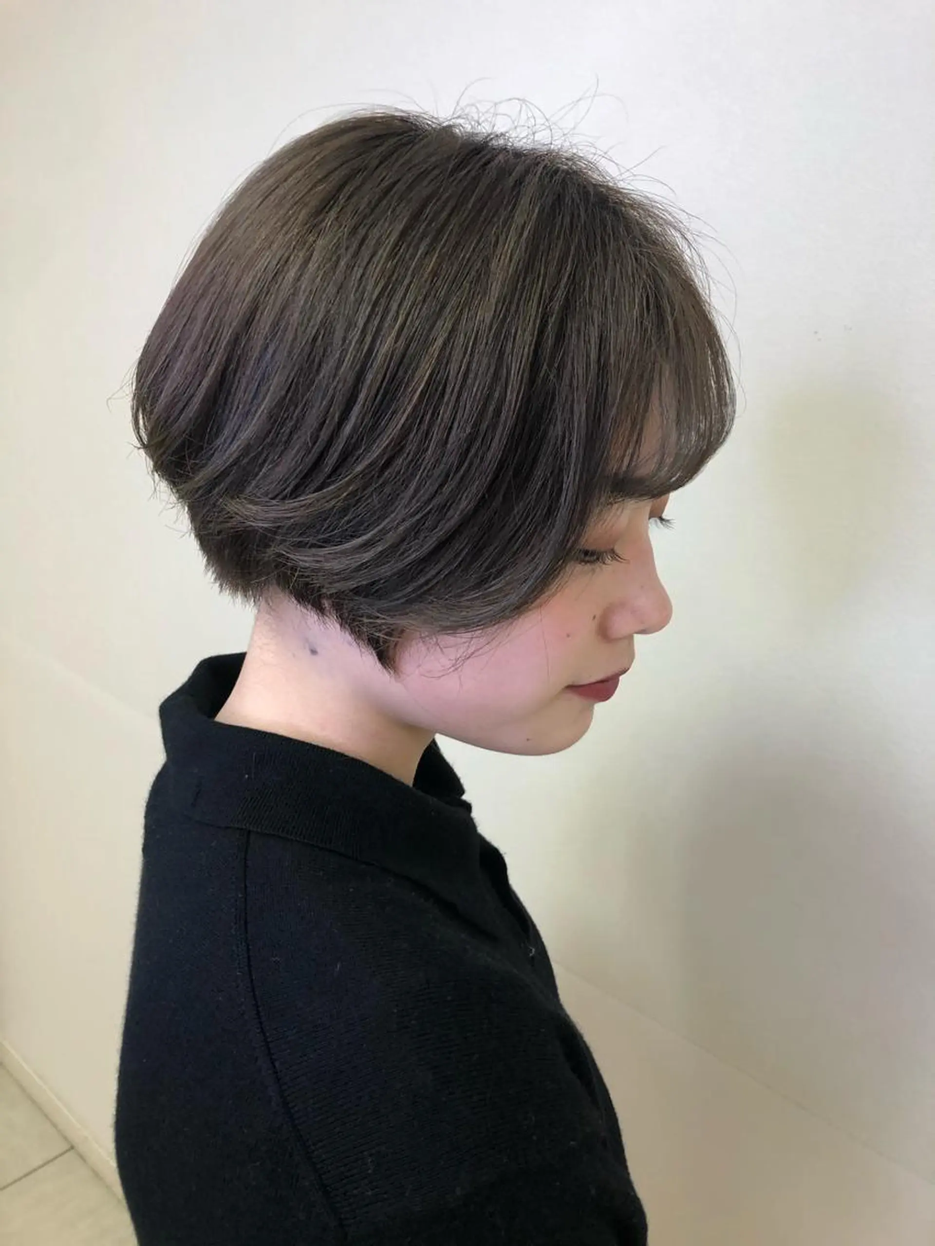 ショート カラー ヘアアレンジ アッシュ グレージュ 丸谷 みくのその他イメージ