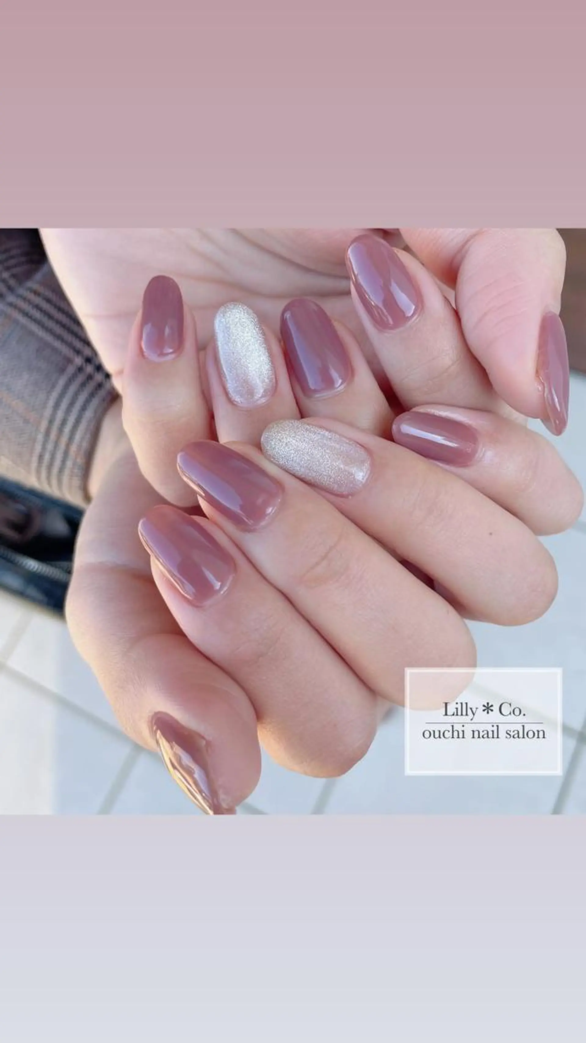 ネイル ワンカラーネイル Lilly Co.のネイルデザイン