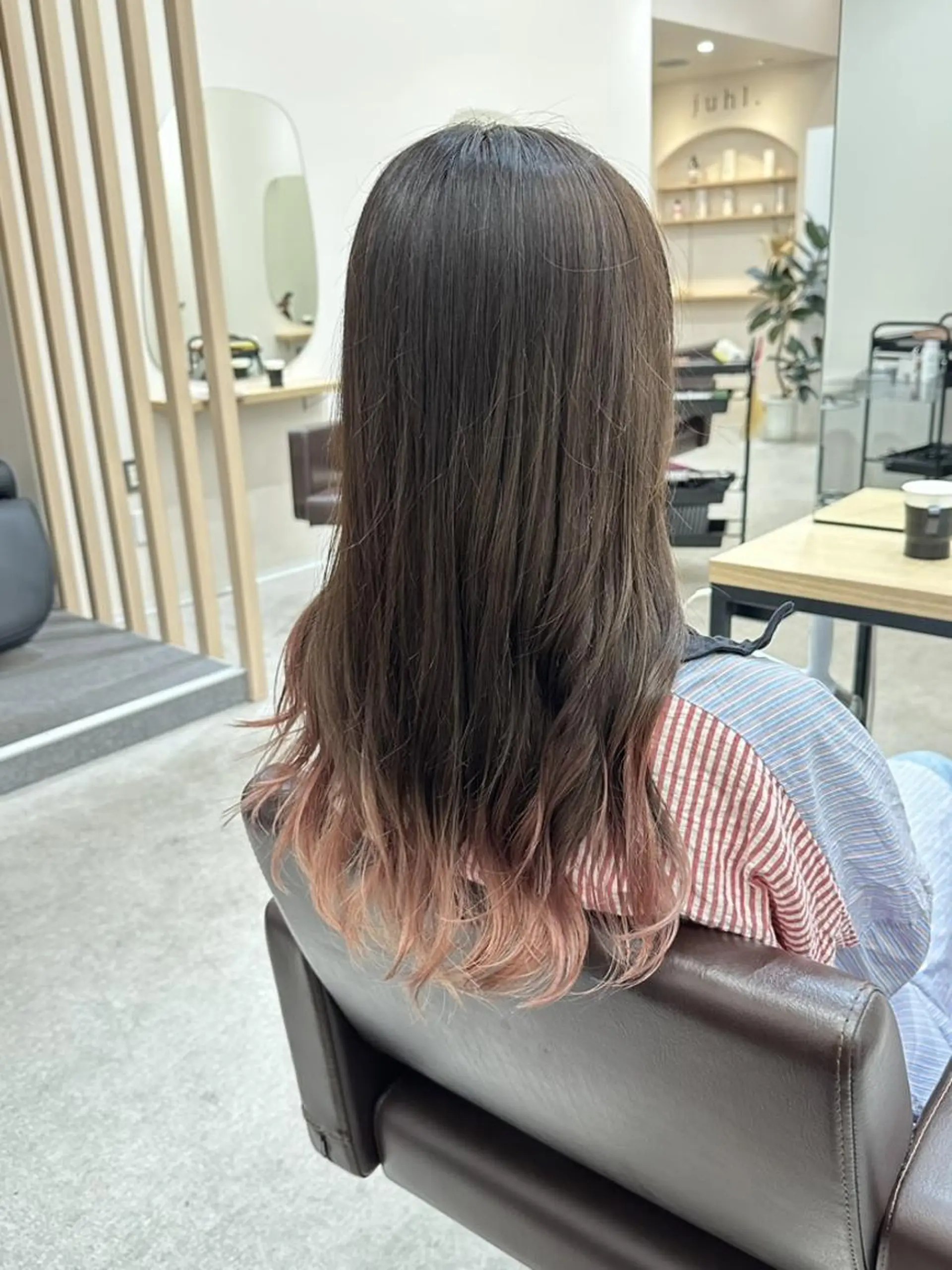 ロング カラー ブリーチ ダブルカラー ヘアカラー トリートメント ✨【公式】 juhl.横浜✨のヘアスタイル