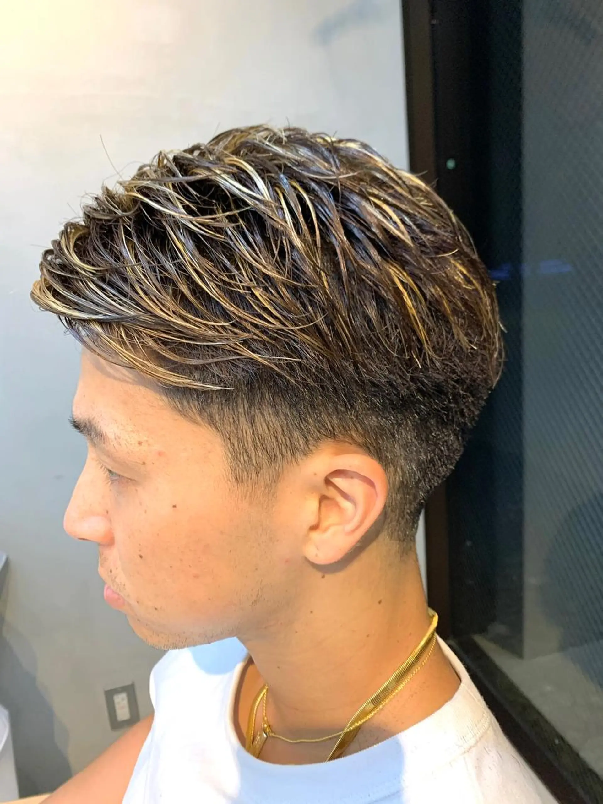 ショート カラー メンズ mee.urawa所属・似合わせショート×透 明感/やじまたかしのヘアスタイル