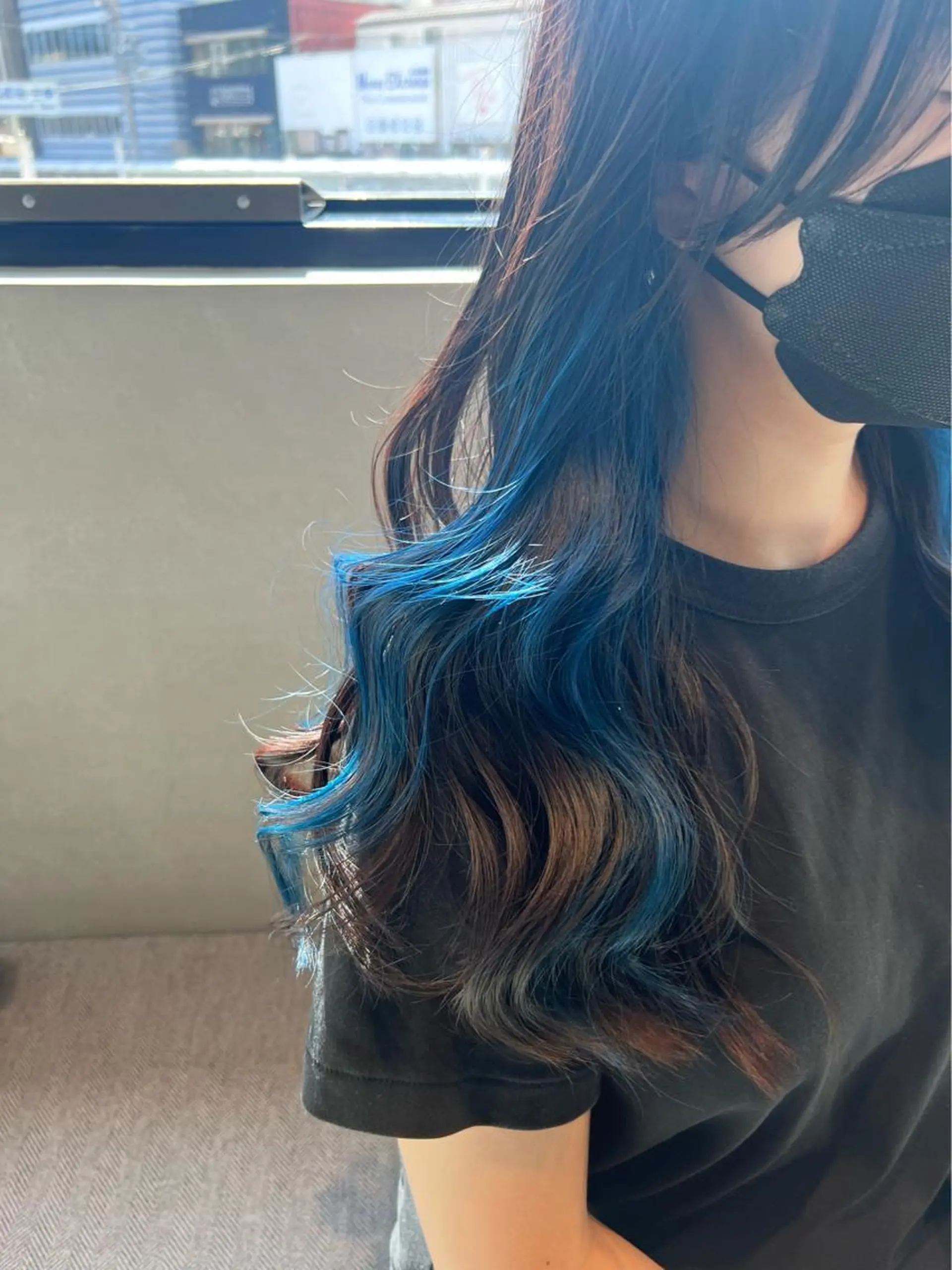 ロング カラー ヘアカラー トリートメント 🌐👽フクイ キララ🌎💎のヘアスタイル