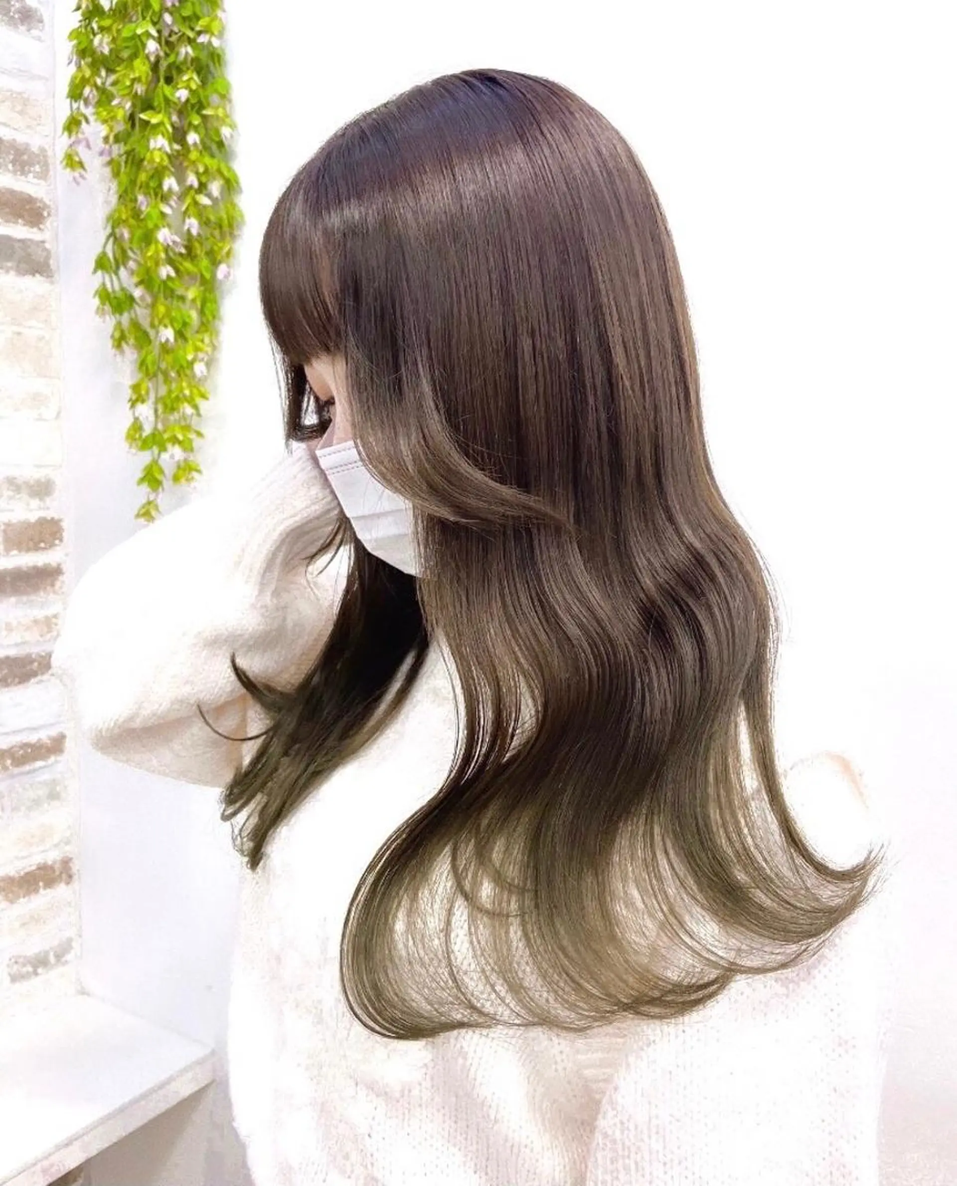 ロング カラー ヘアアレンジ カット 山本 史奈のヘアスタイル