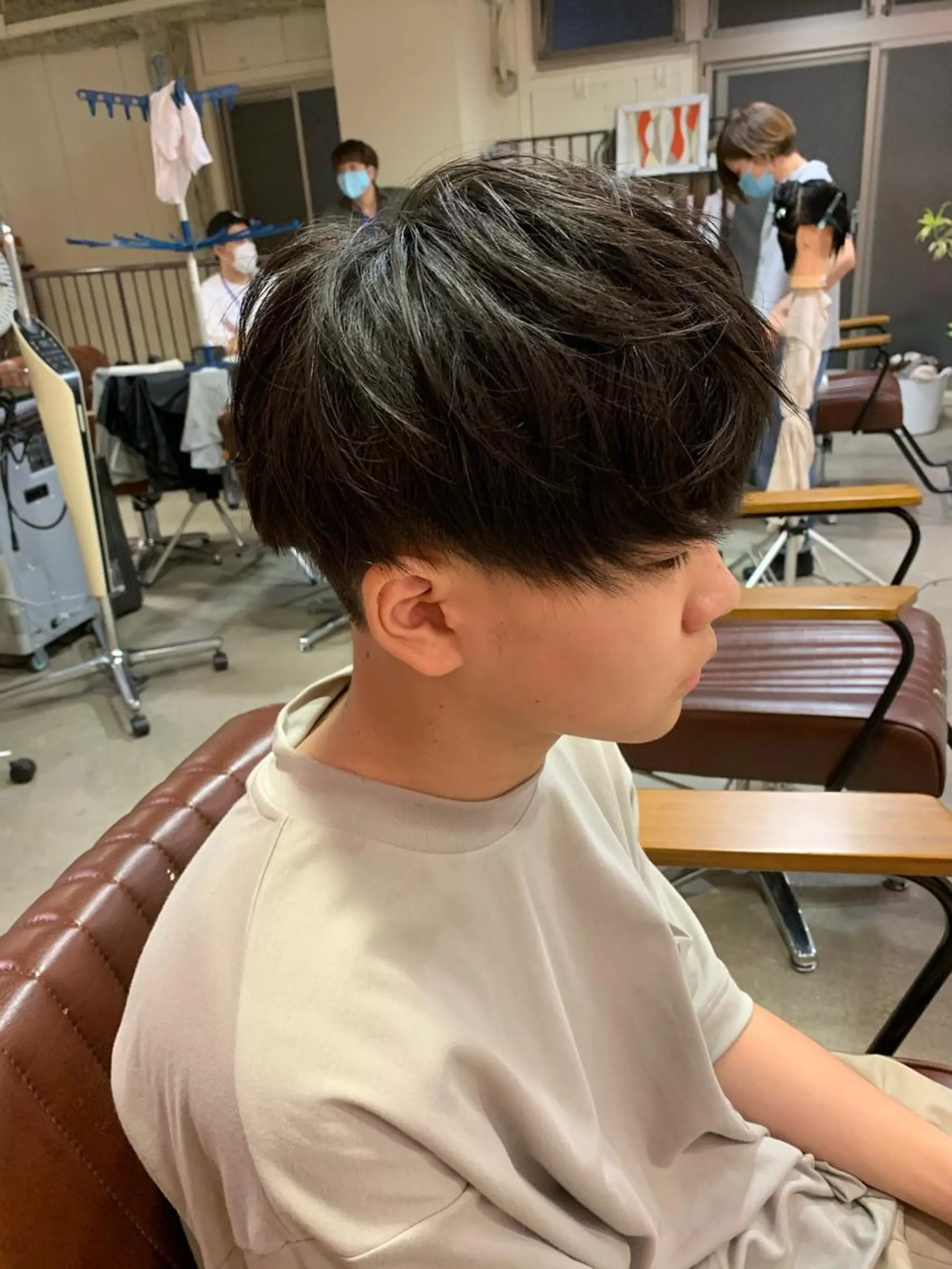 ショート メンズ マッシュ マッシュヘア ショートヘア 岸本 桂輝のヘアスタイル