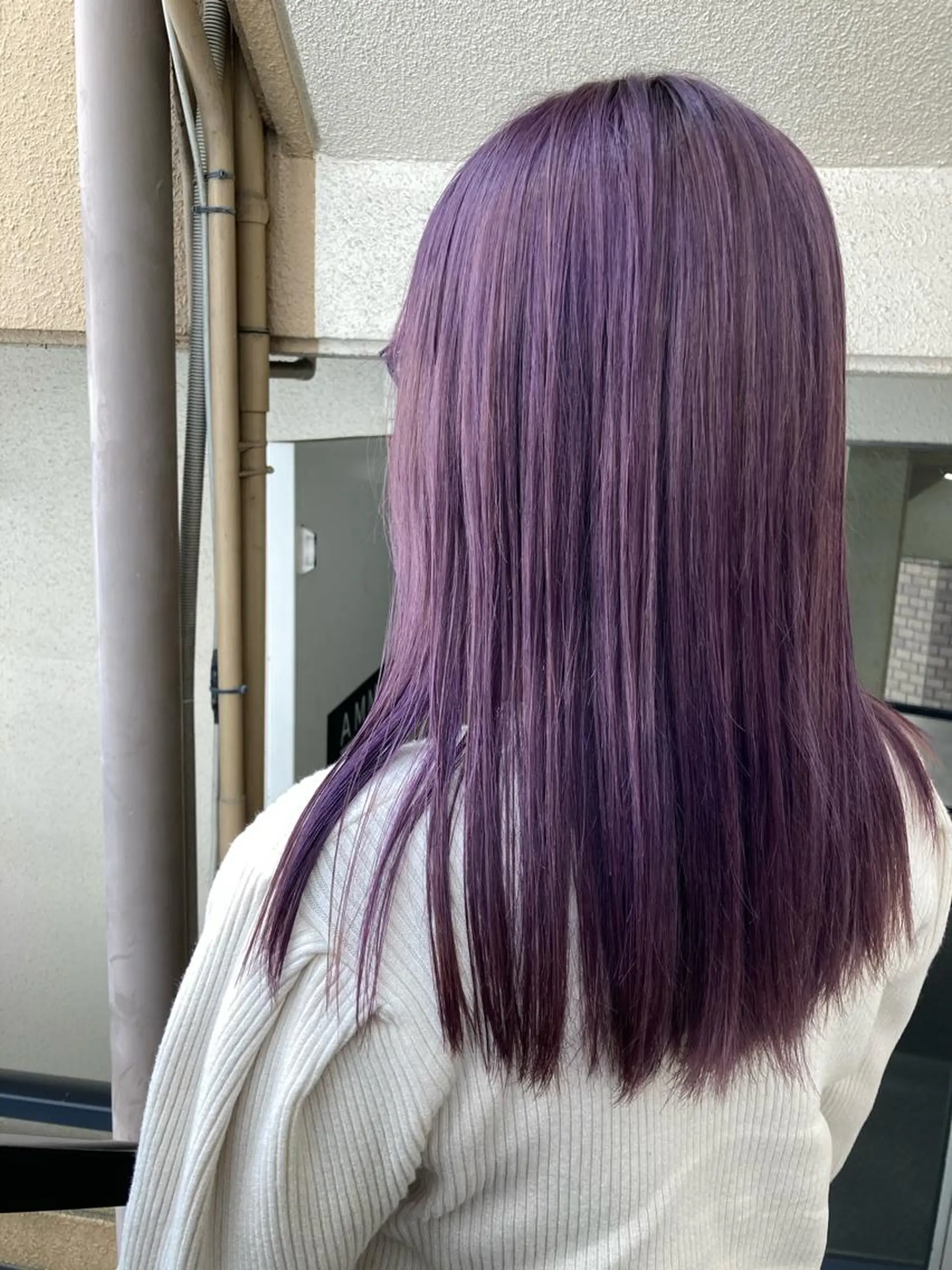 ロング カラー パープルカラー カット ヘアカラー トリートメント 🌸髪質改善特化🌸 店長　ゆうやのヘアスタイル