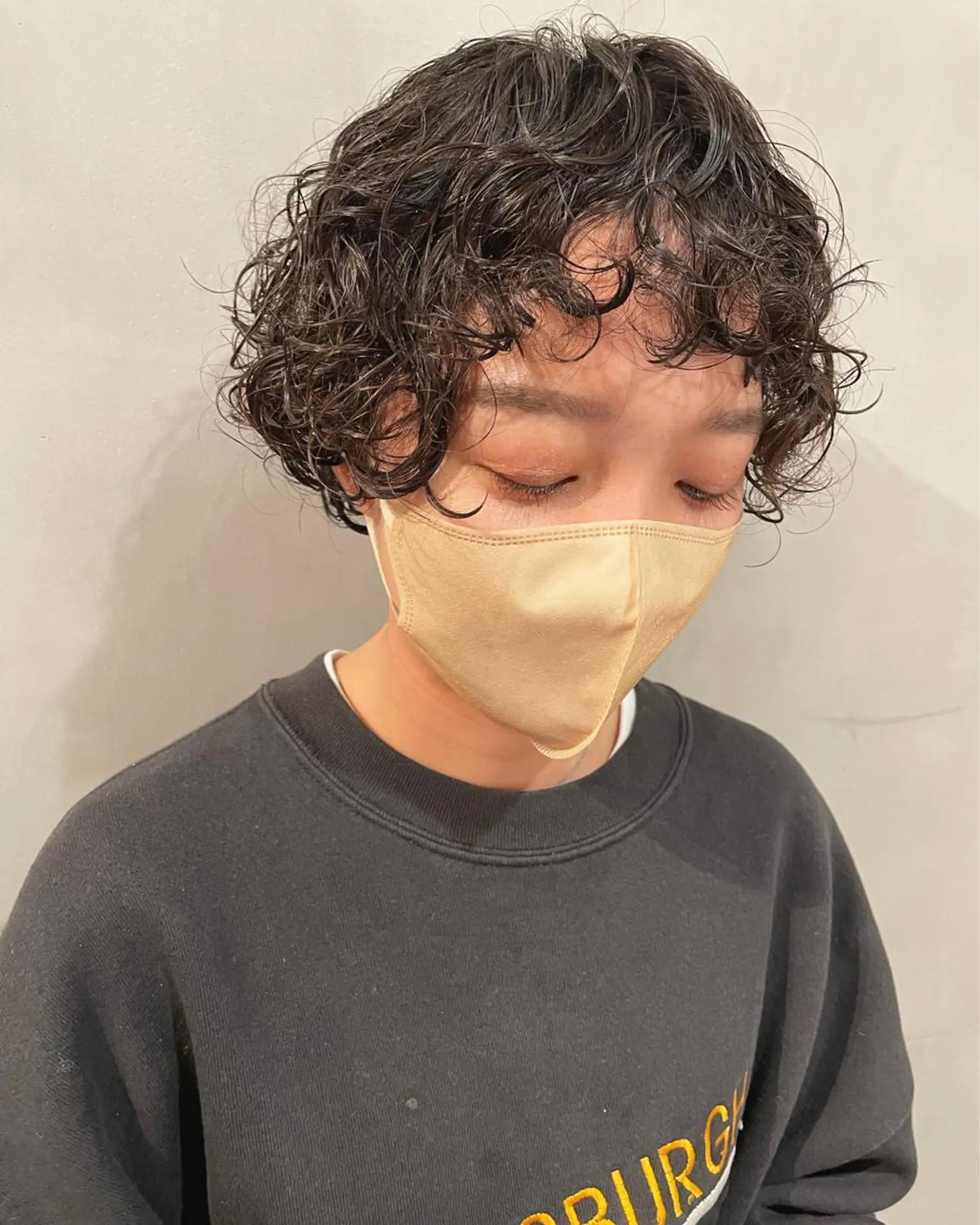 ショート パーマ カット パーマ トリートメント 優 作のヘアスタイル