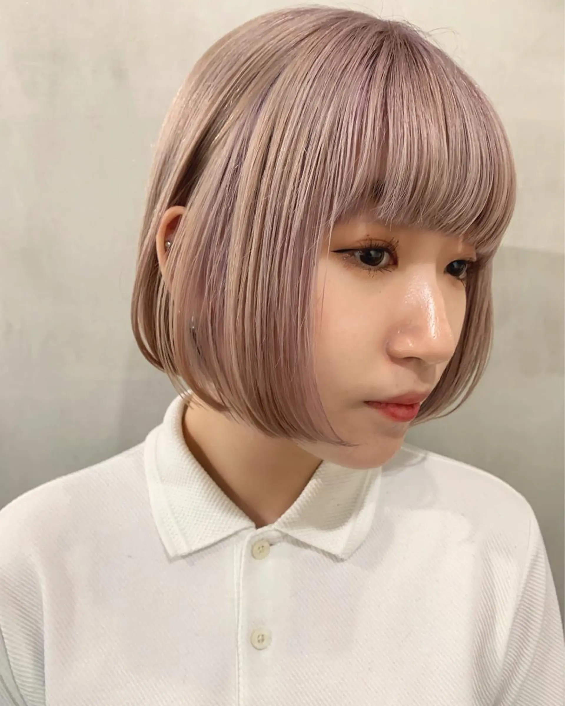 ショート カラー ヘアカラー トリートメント 優 作のヘアスタイル