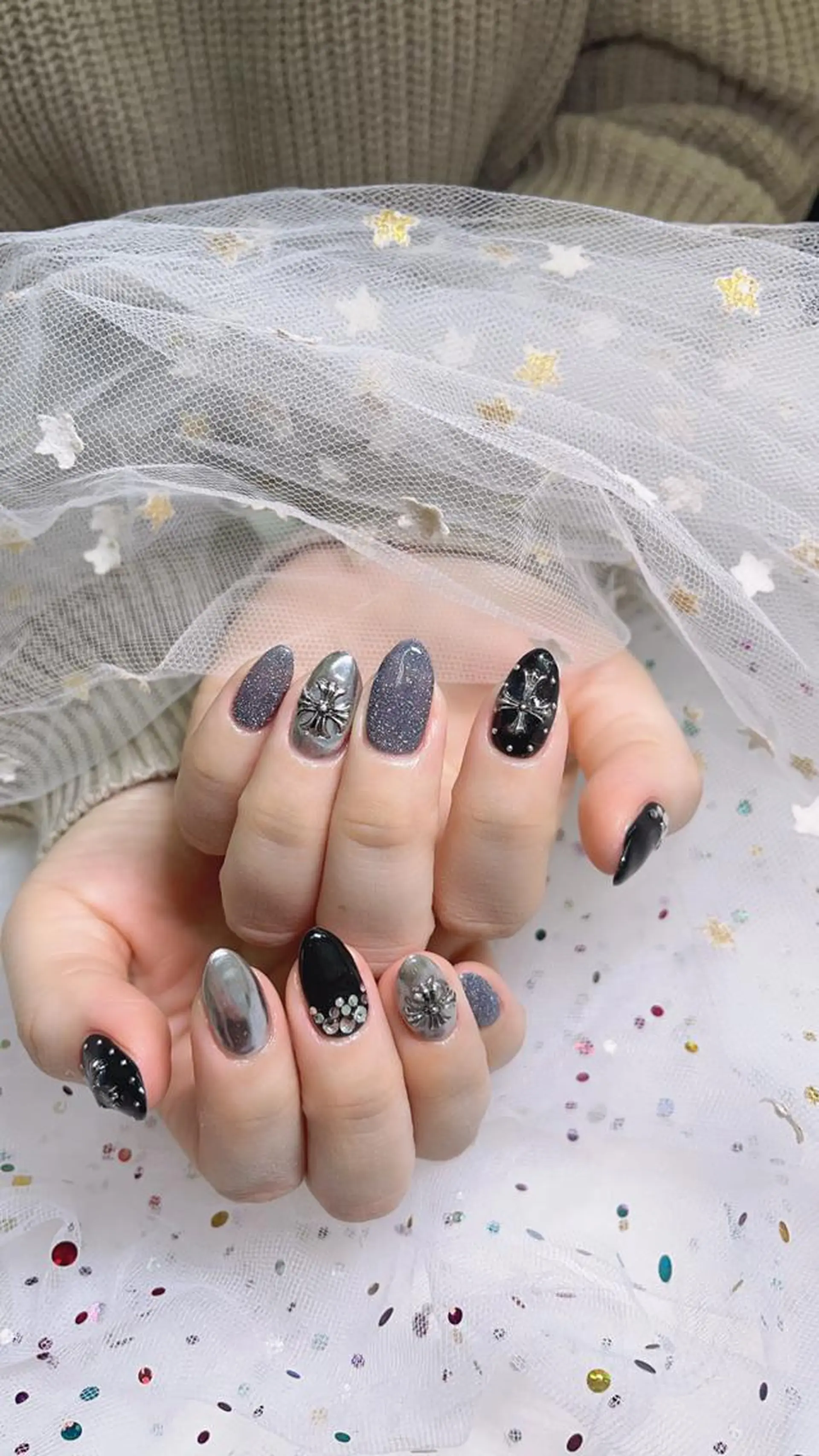 ネイル 🦋ネイルサロン ブラン🌈ゆりのネイルデザイン
