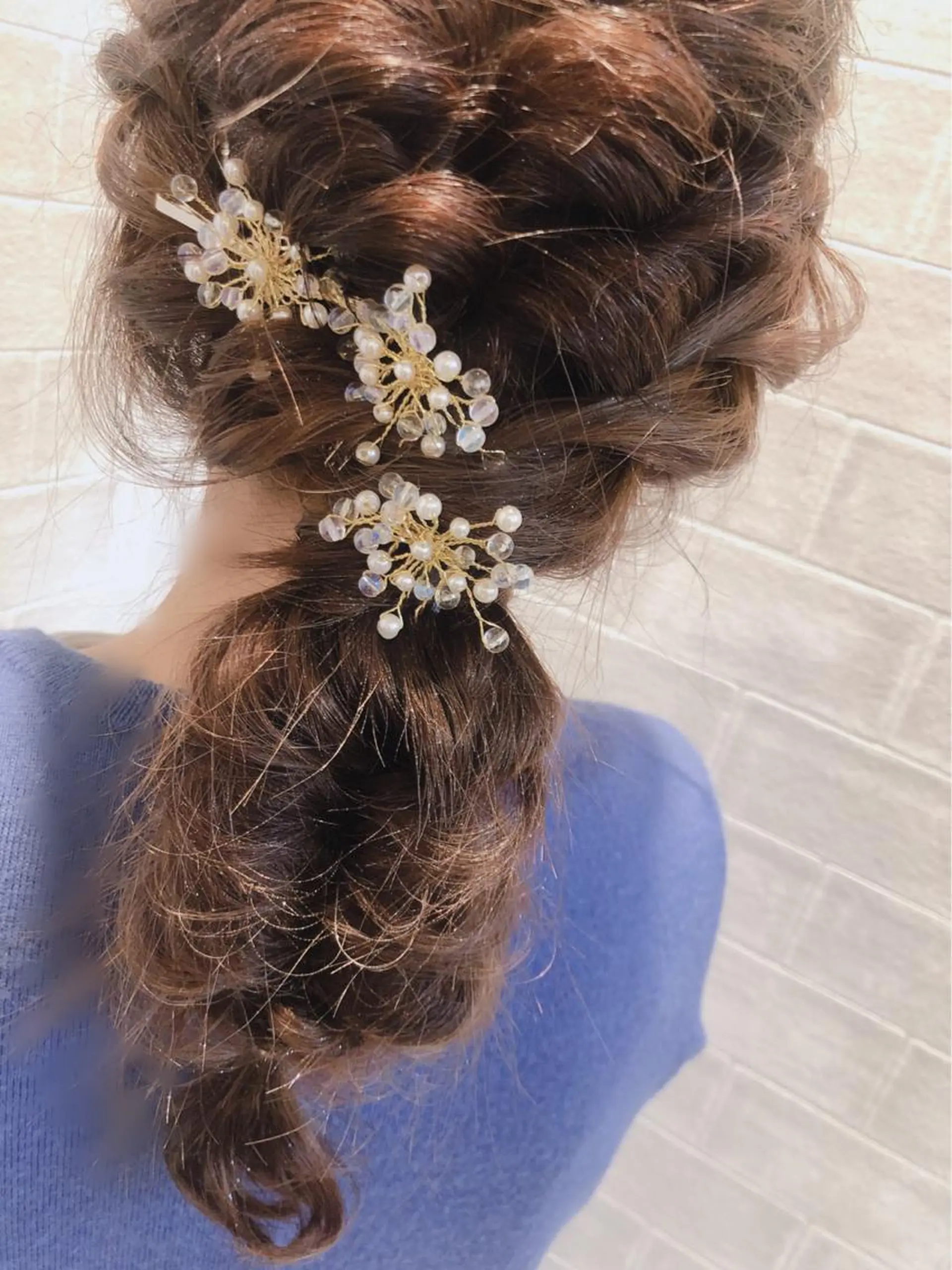 セミロング ヘアアレンジ 久保田 茜のヘアスタイル