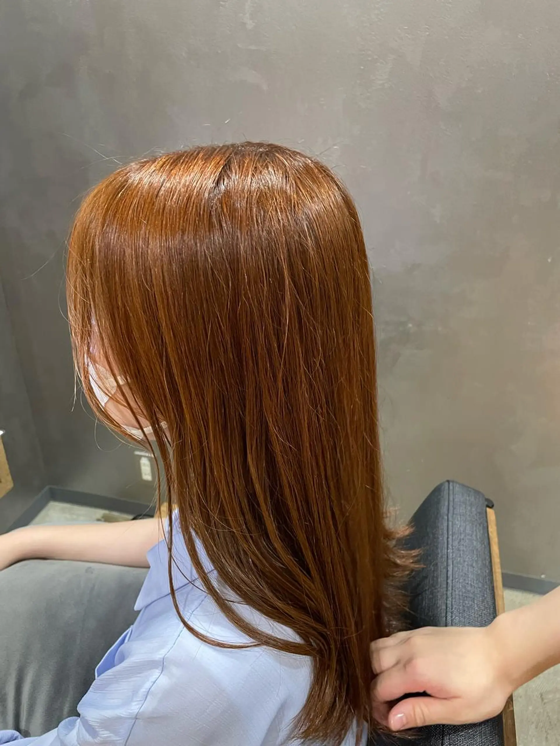 セミロング 上村 颯のヘアスタイル