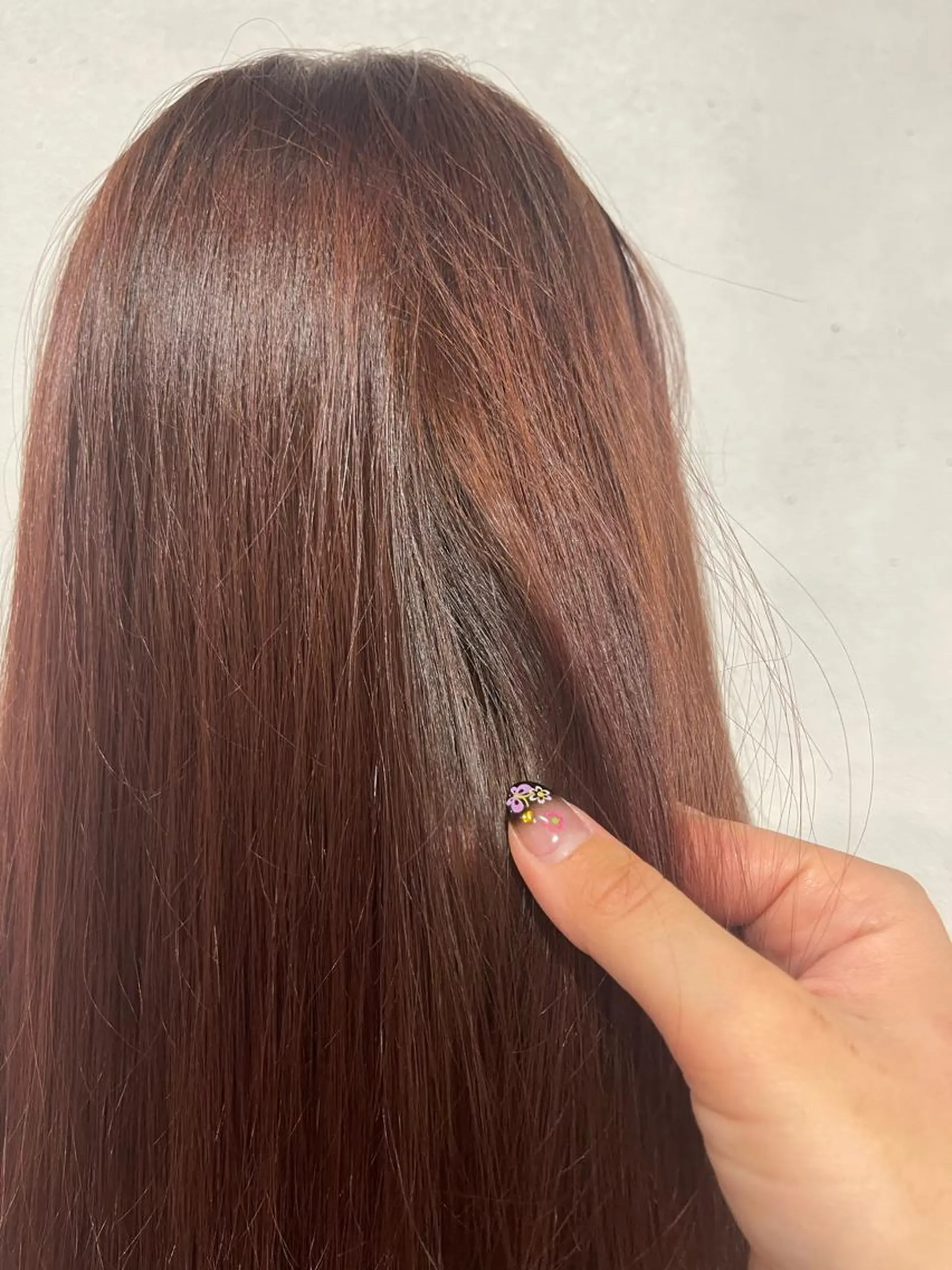 カラー イージーパーマ募集 平口はのんのヘアスタイル