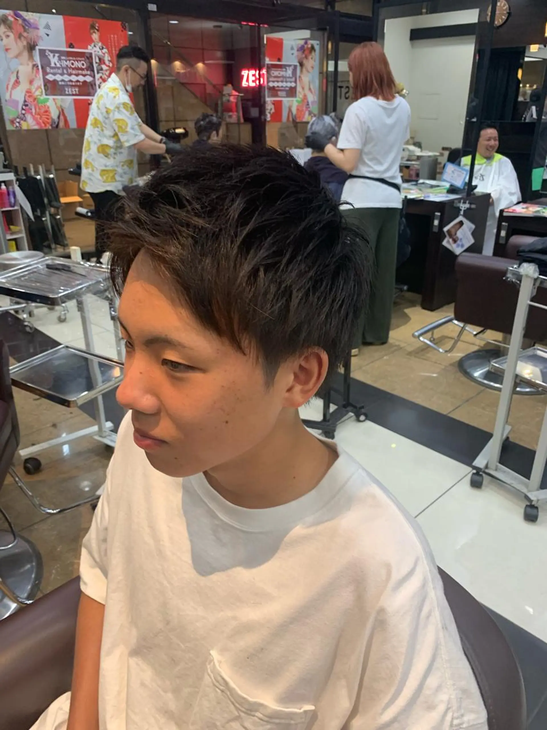 メンズ カット AMI ウルフパーマ/メンズのヘアスタイル