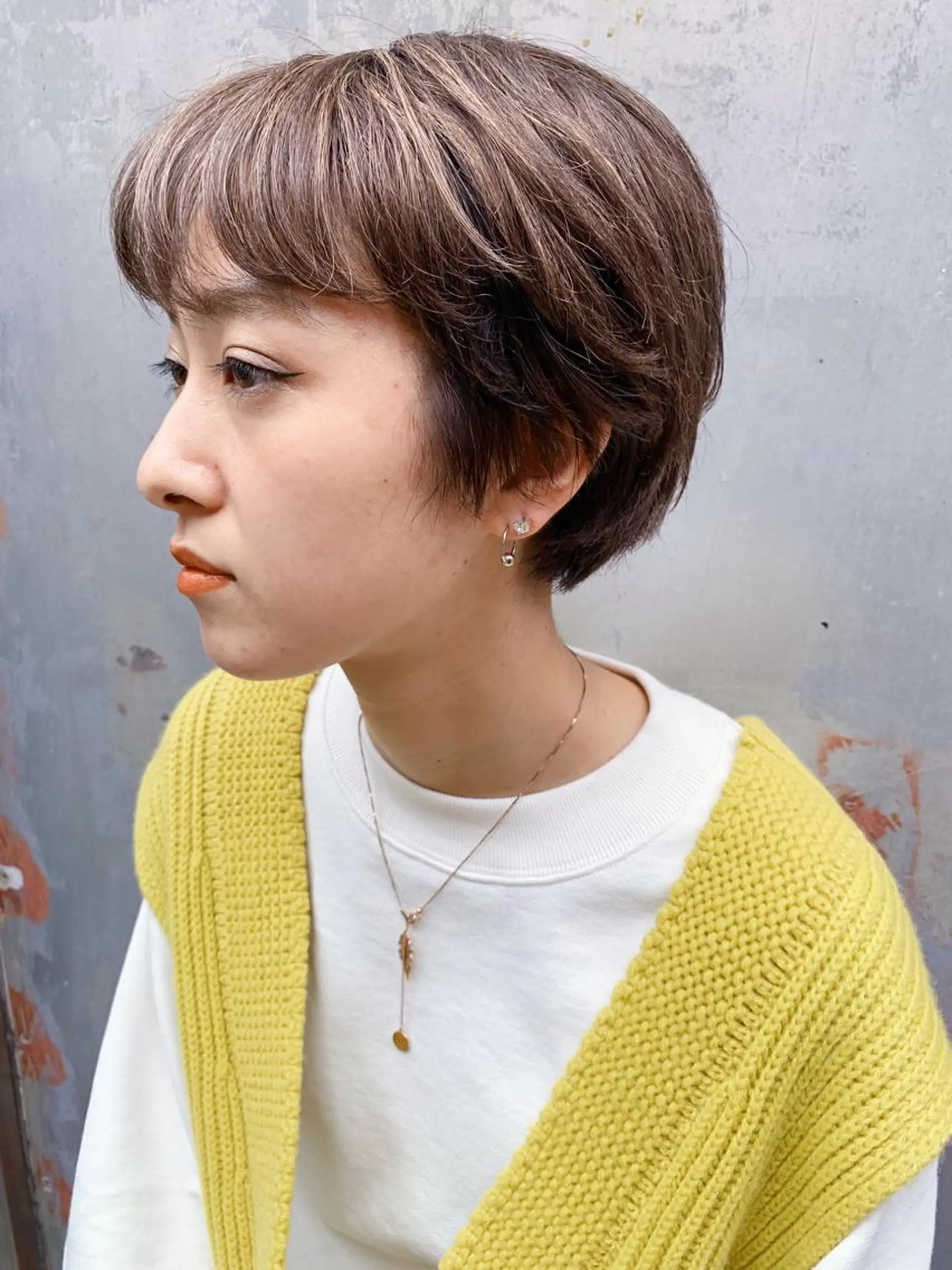 ショート カラー ハイライトカラー ハイライト カット ヘアカラー トリートメント ヘアセット ブリーチカラーNo. 1🌈 RYOGAのヘアスタイル