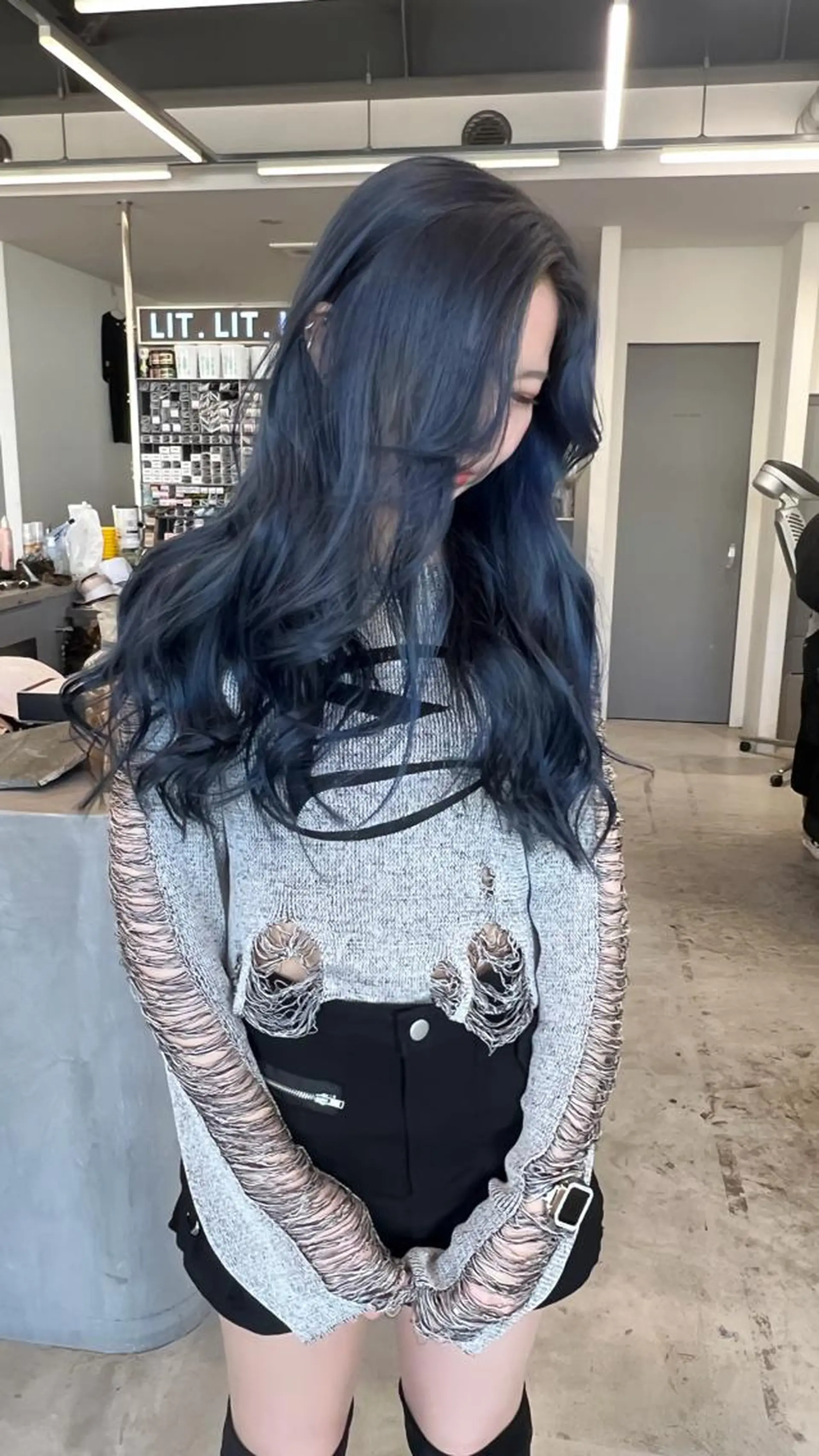 ロング カラー バレイヤージュ ブリーチ ハイトーンカラー インナーカラー ブリーチなしカラー 艶髪/髪質改善🌱 市川ひなたのヘアスタイル